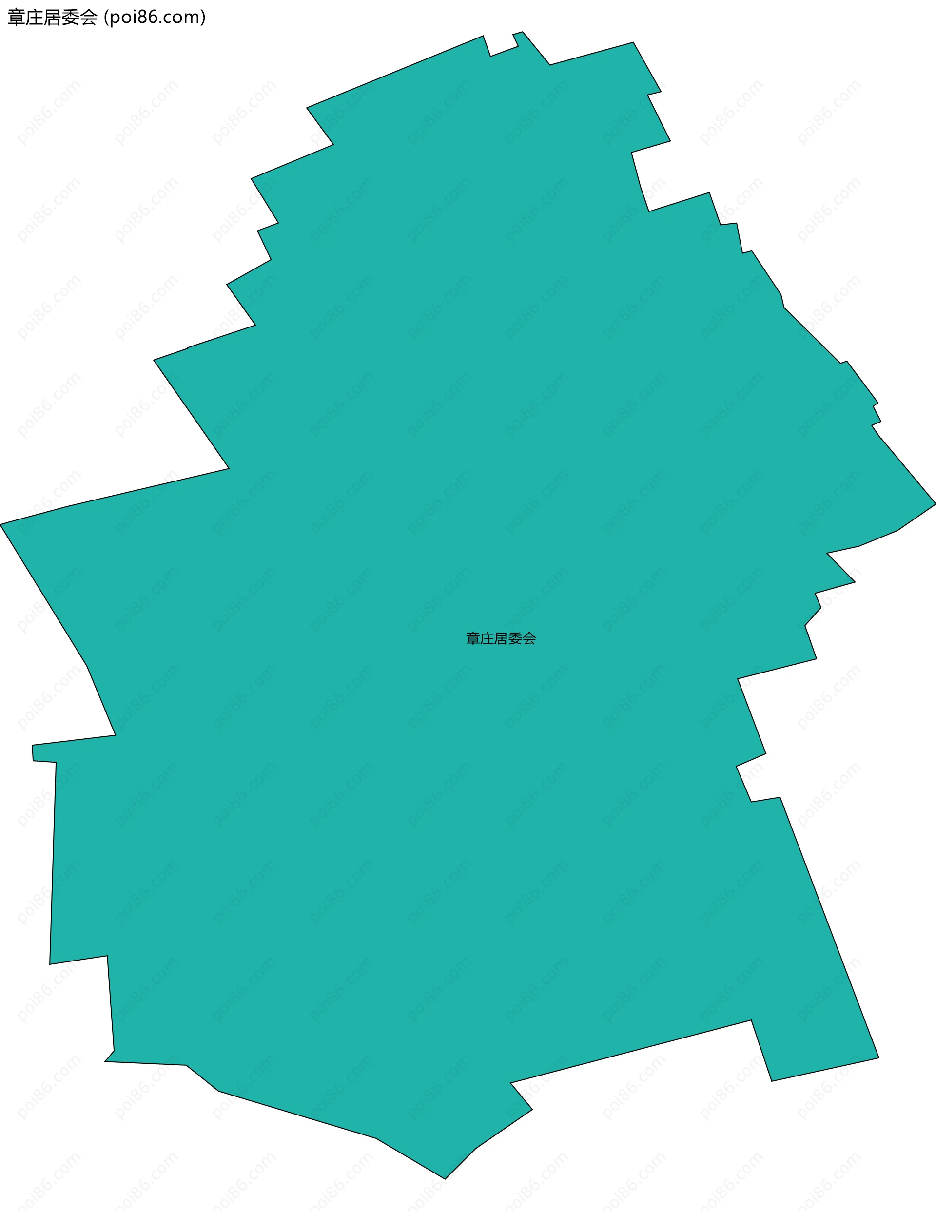 章庄居委会边界地图