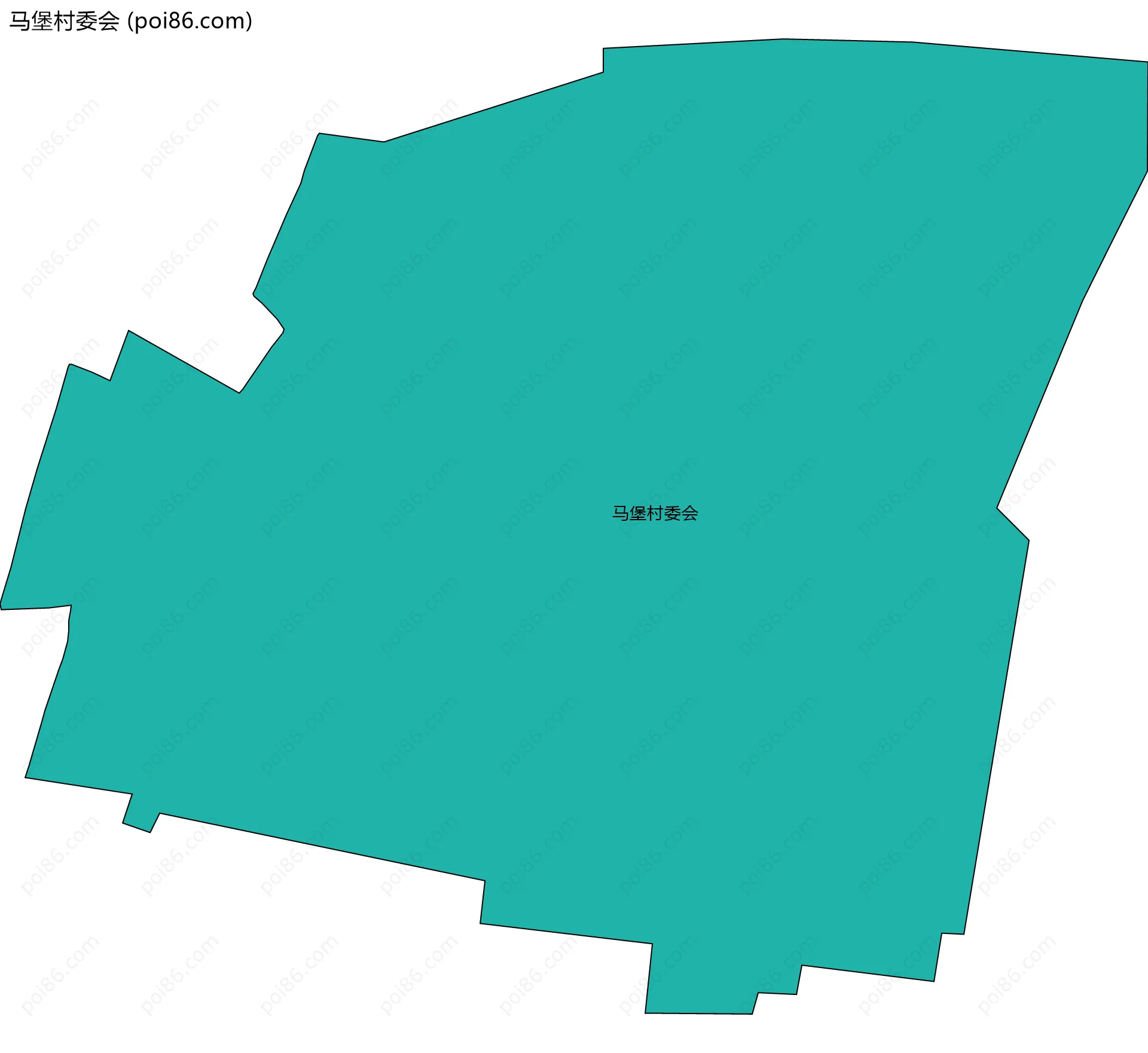 马堡村委会边界地图