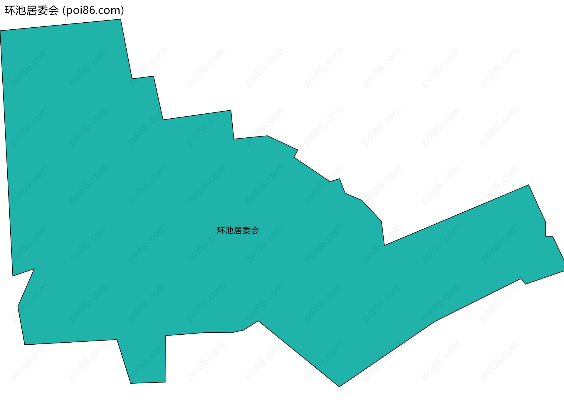 环池居委会边界地图