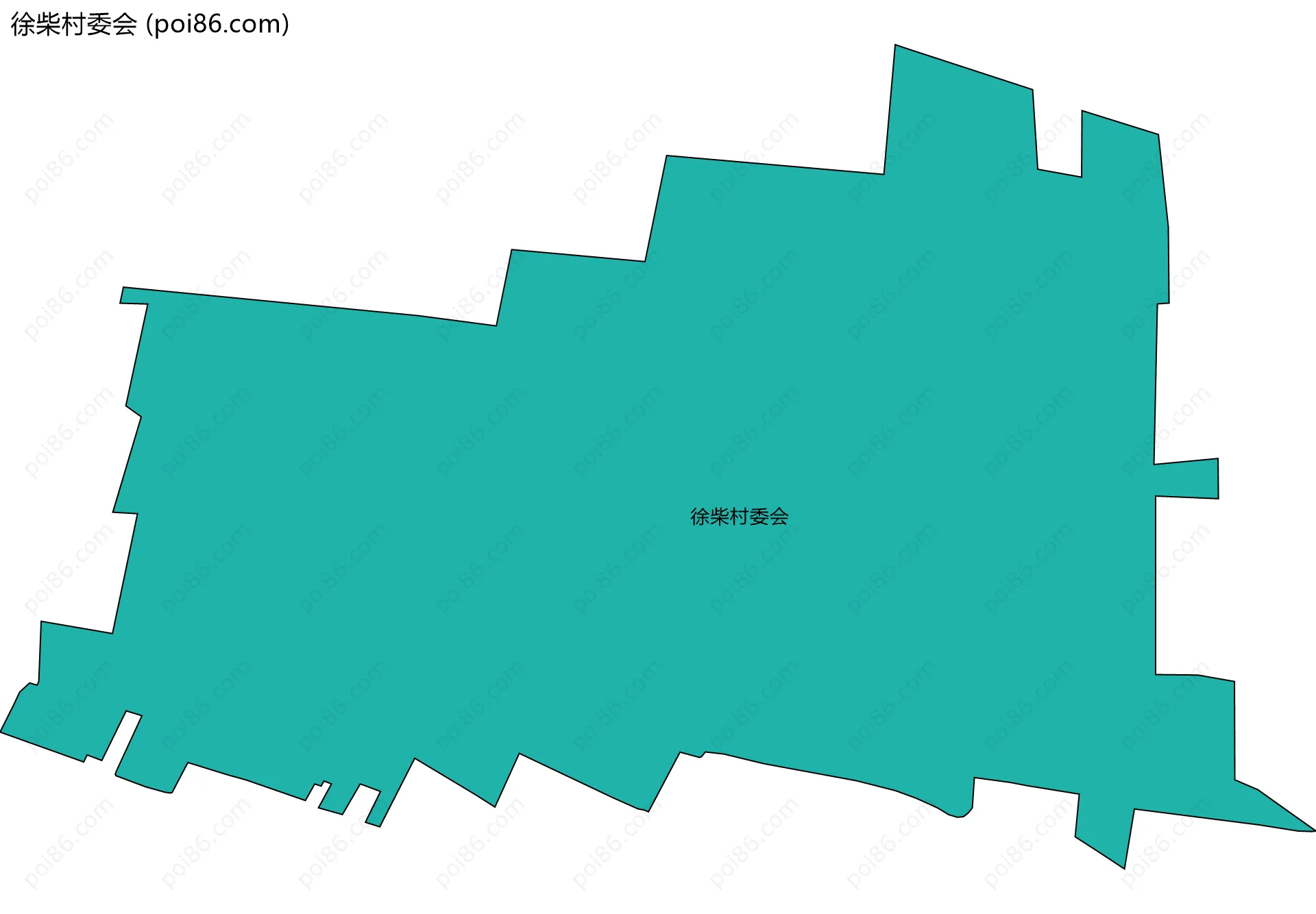 徐柴村委会边界地图