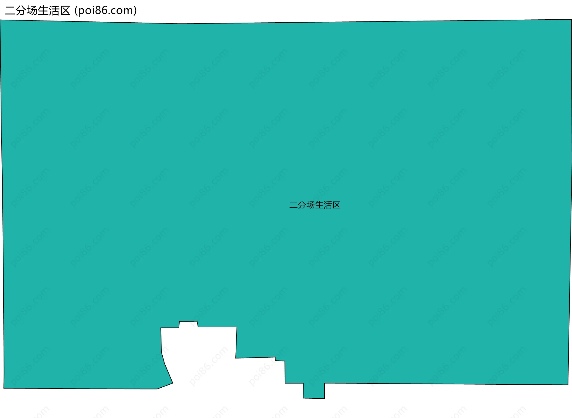 二分场生活区边界地图