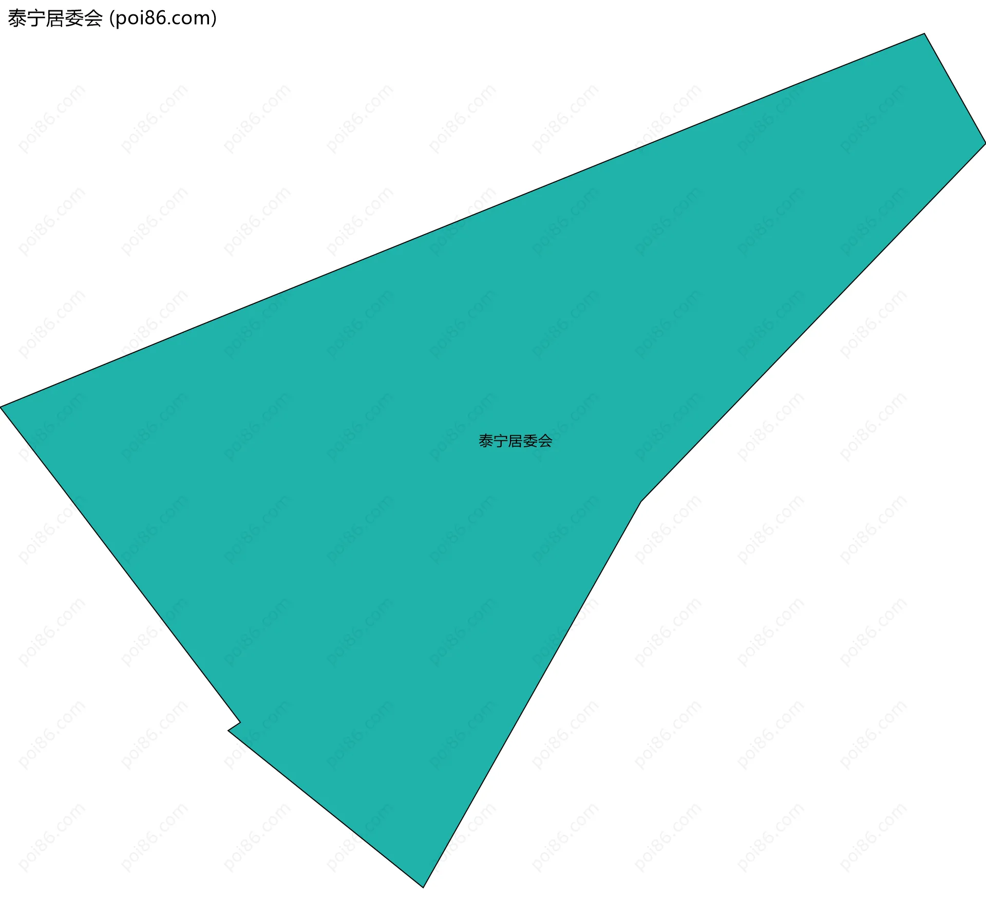 泰宁居委会边界地图