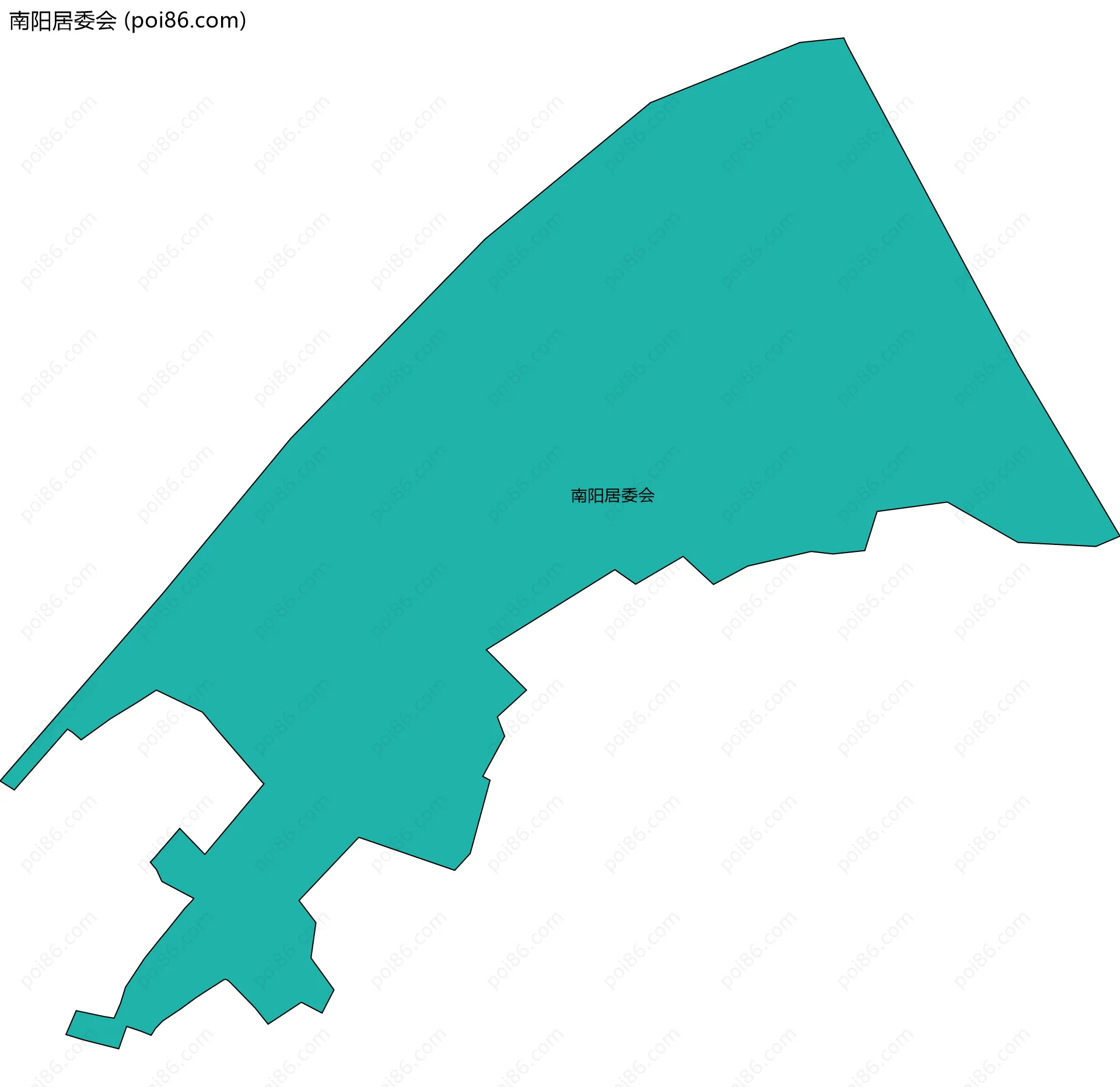 南阳居委会边界地图