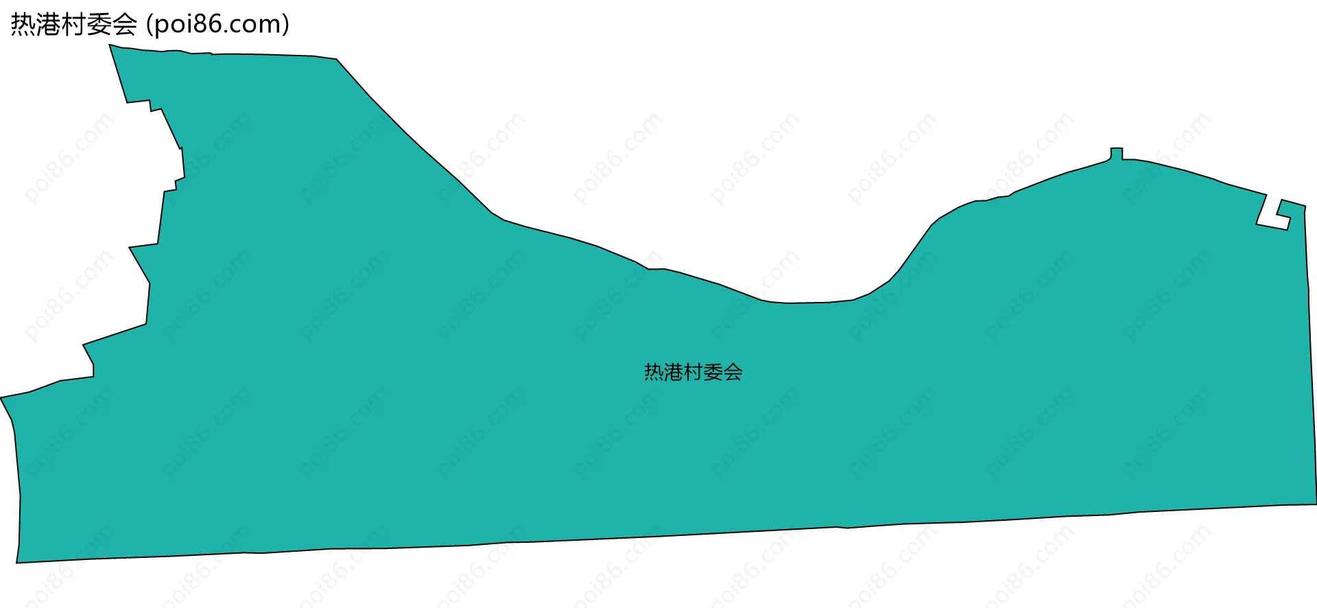 热港村委会边界地图