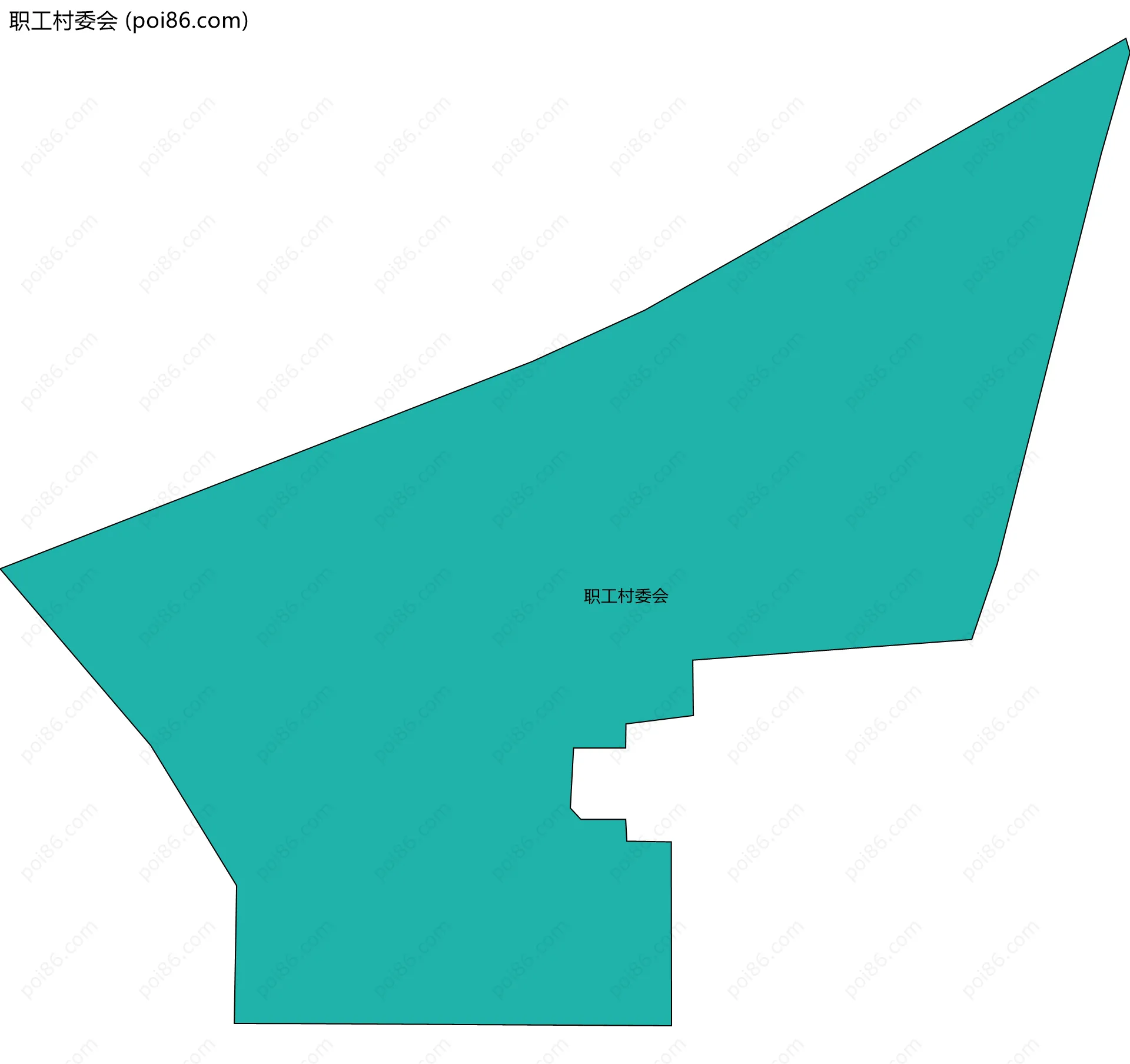 职工村委会边界地图