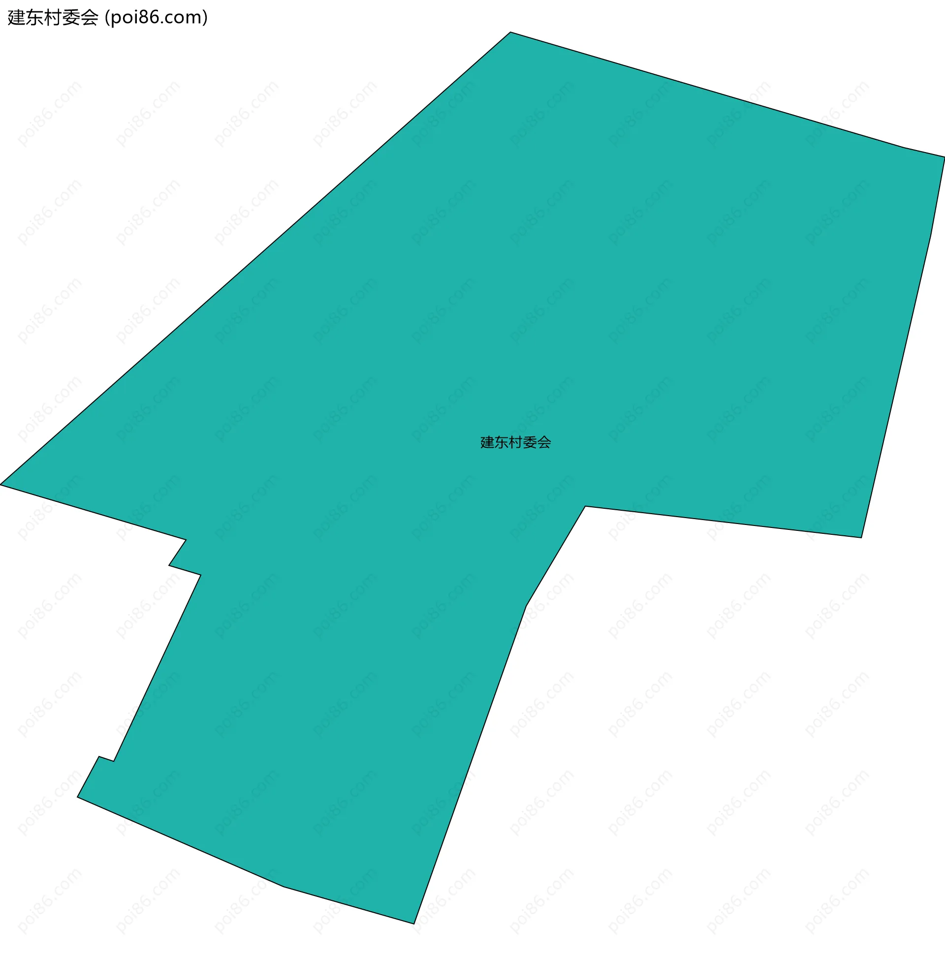 建东村委会边界地图