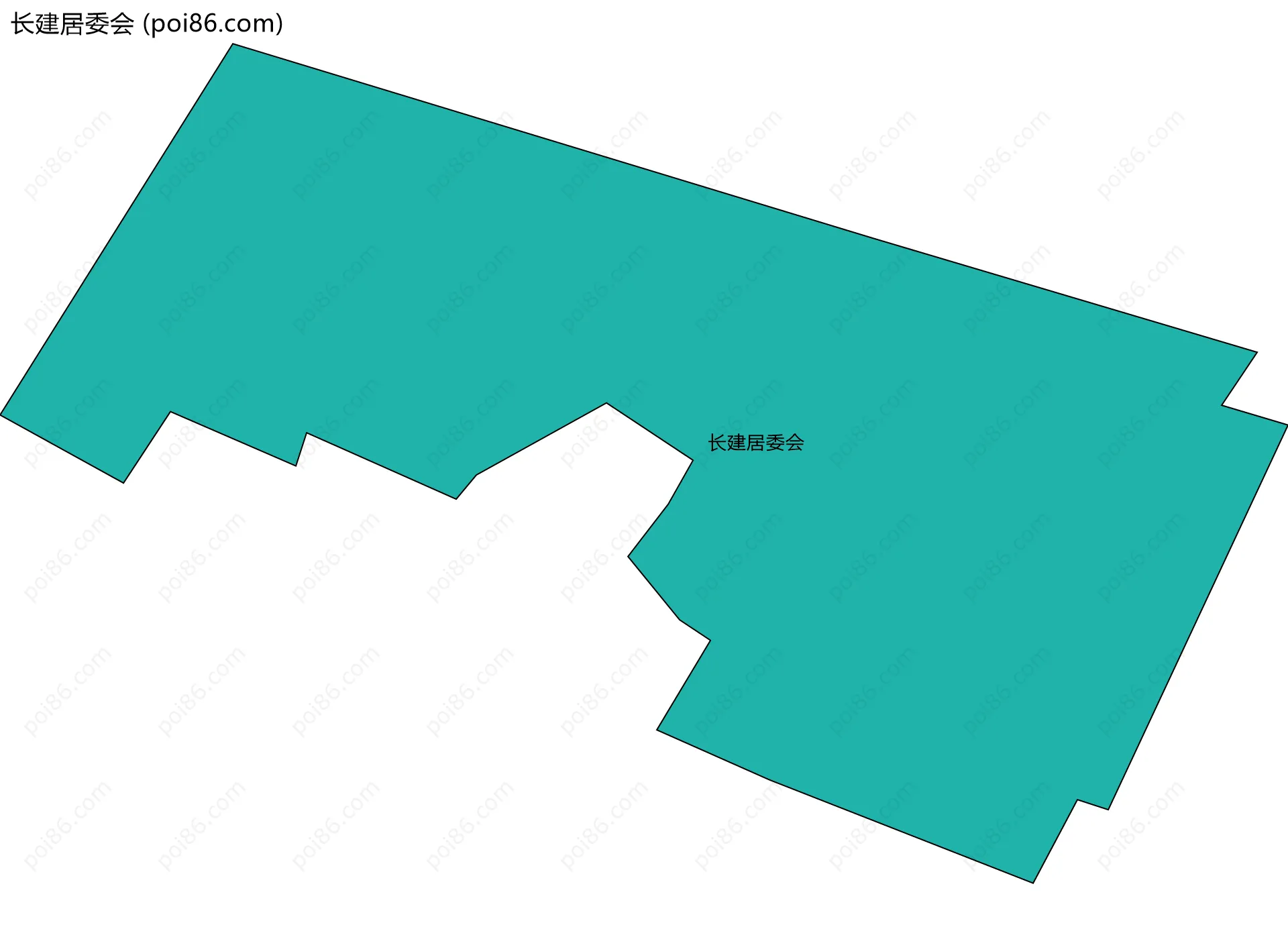 长建居委会边界地图