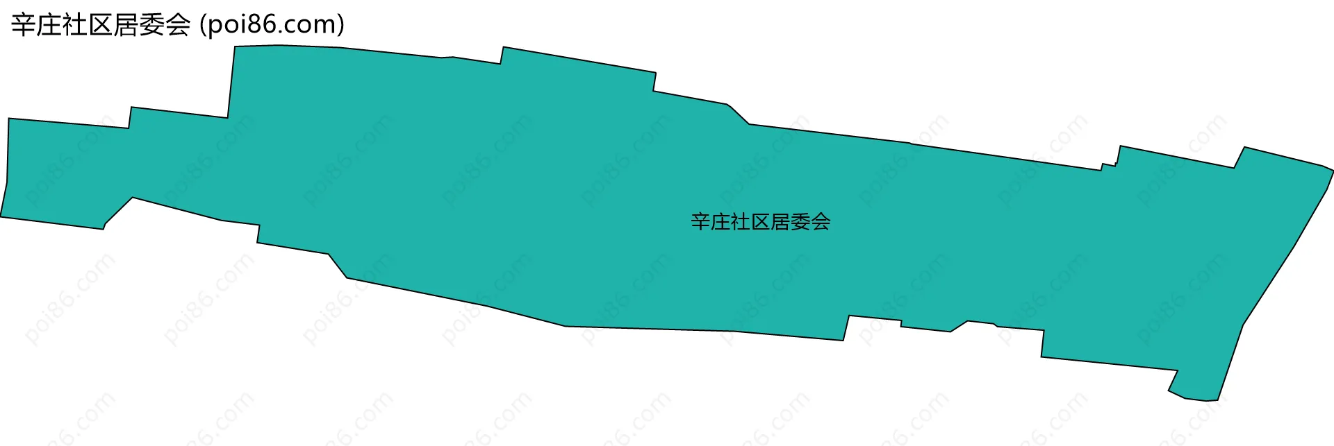 辛庄社区居委会边界地图