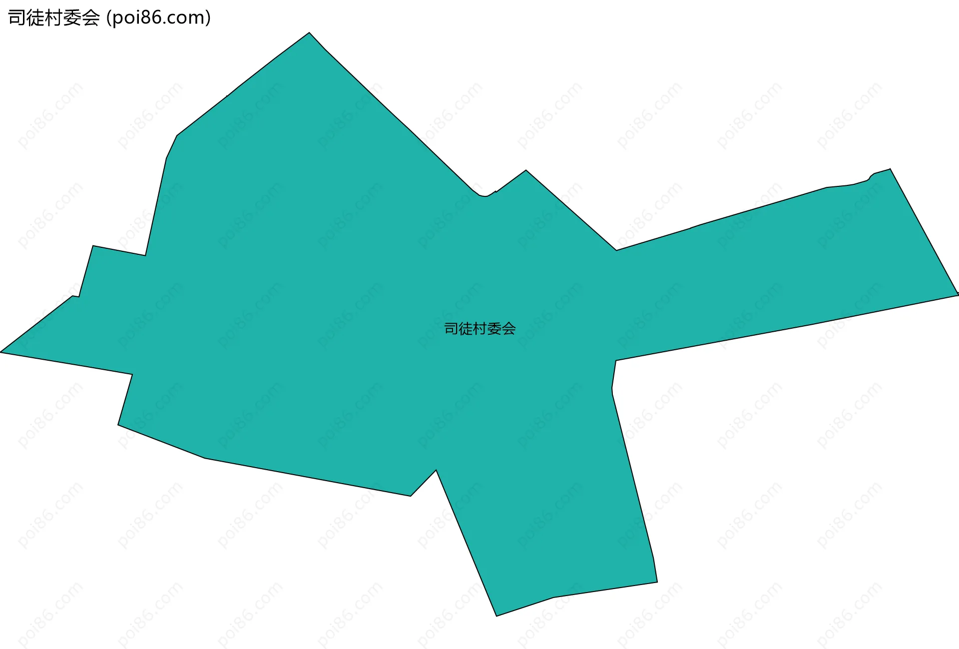 司徒村委会边界地图