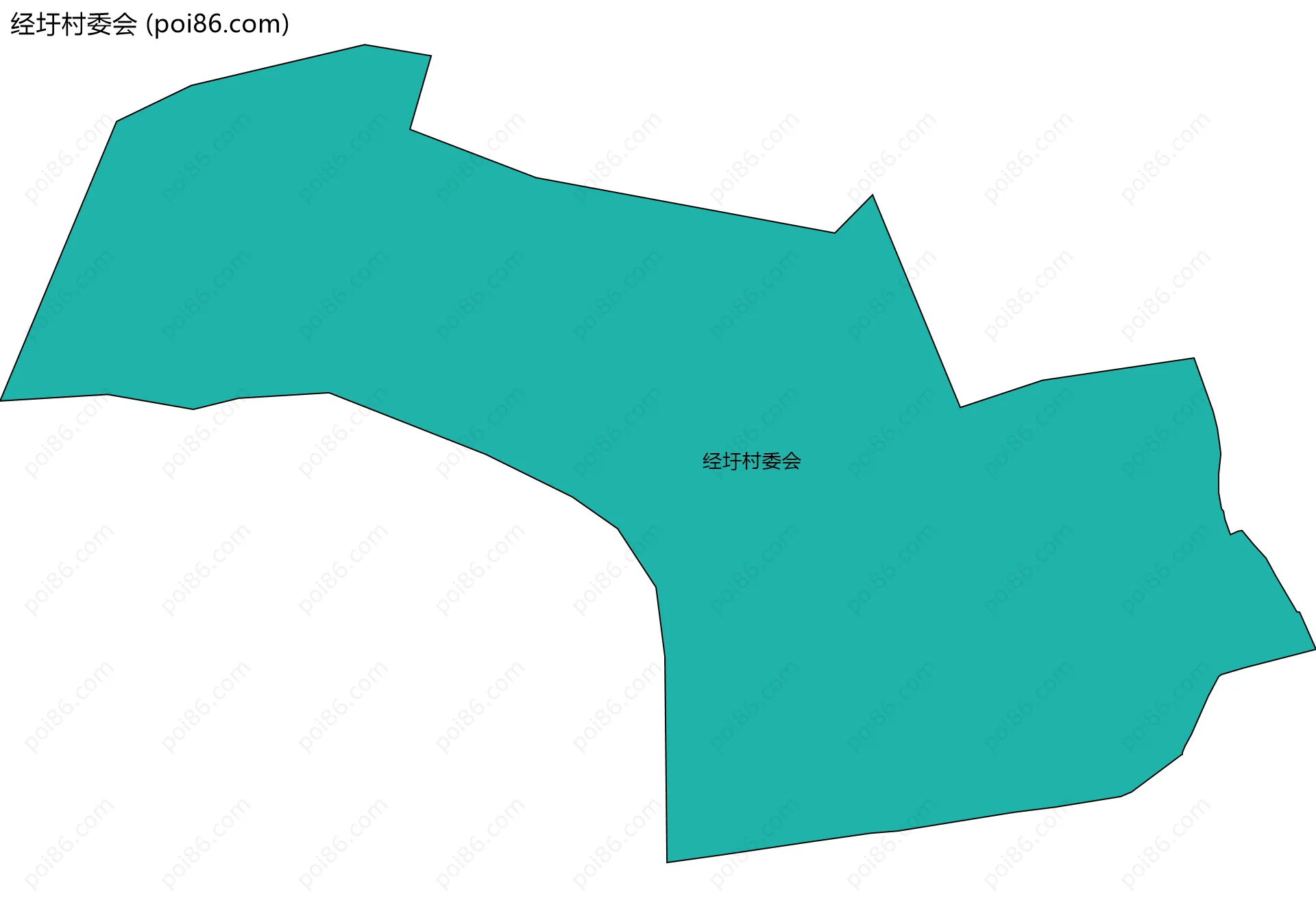 经圩村委会边界地图