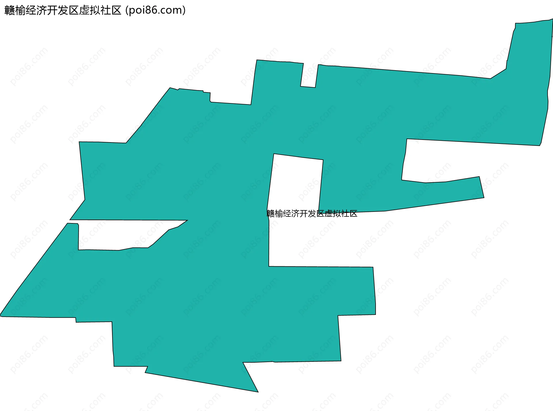 赣榆经济开发区虚拟社区边界地图