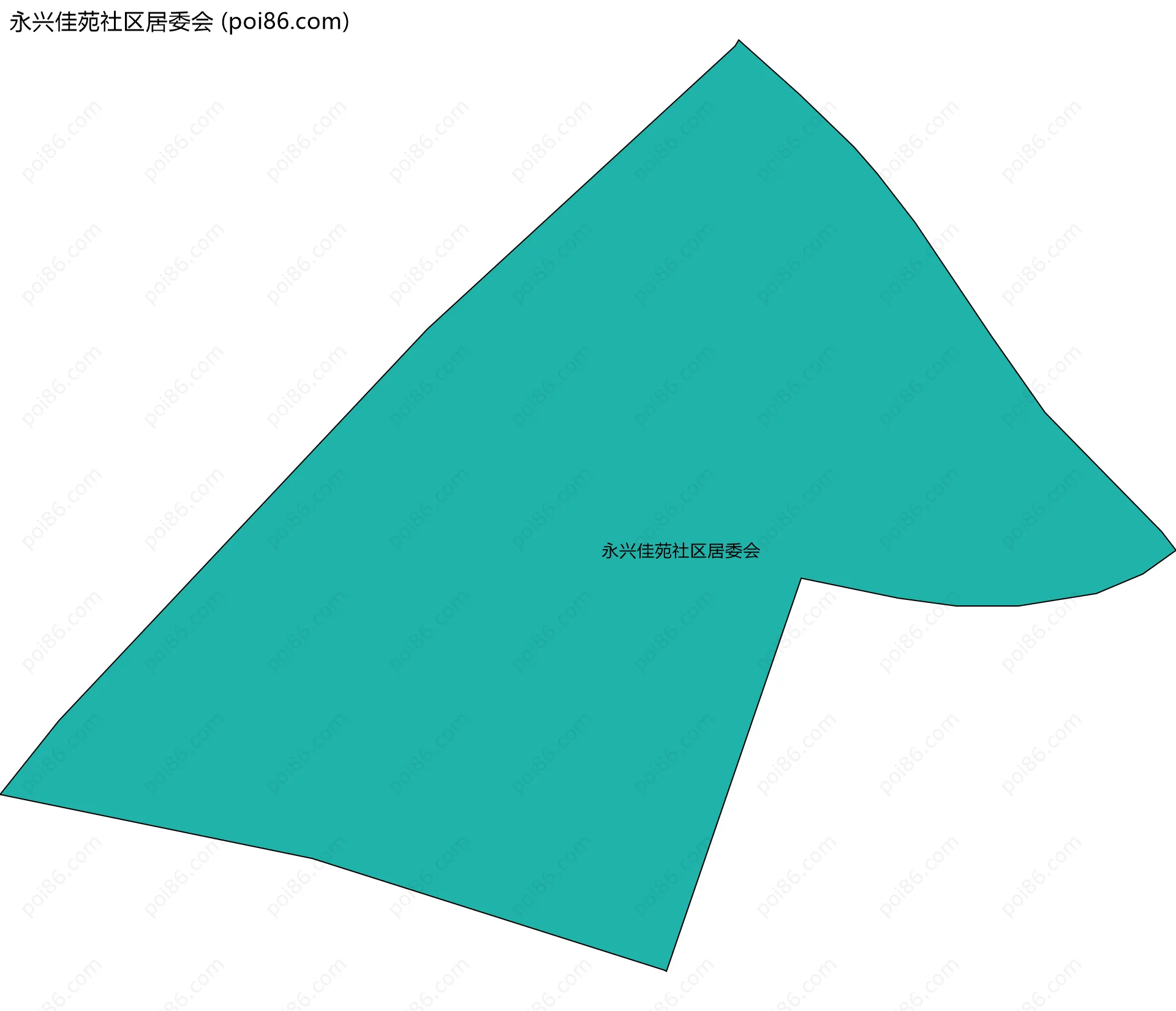 永兴佳苑社区居委会边界地图