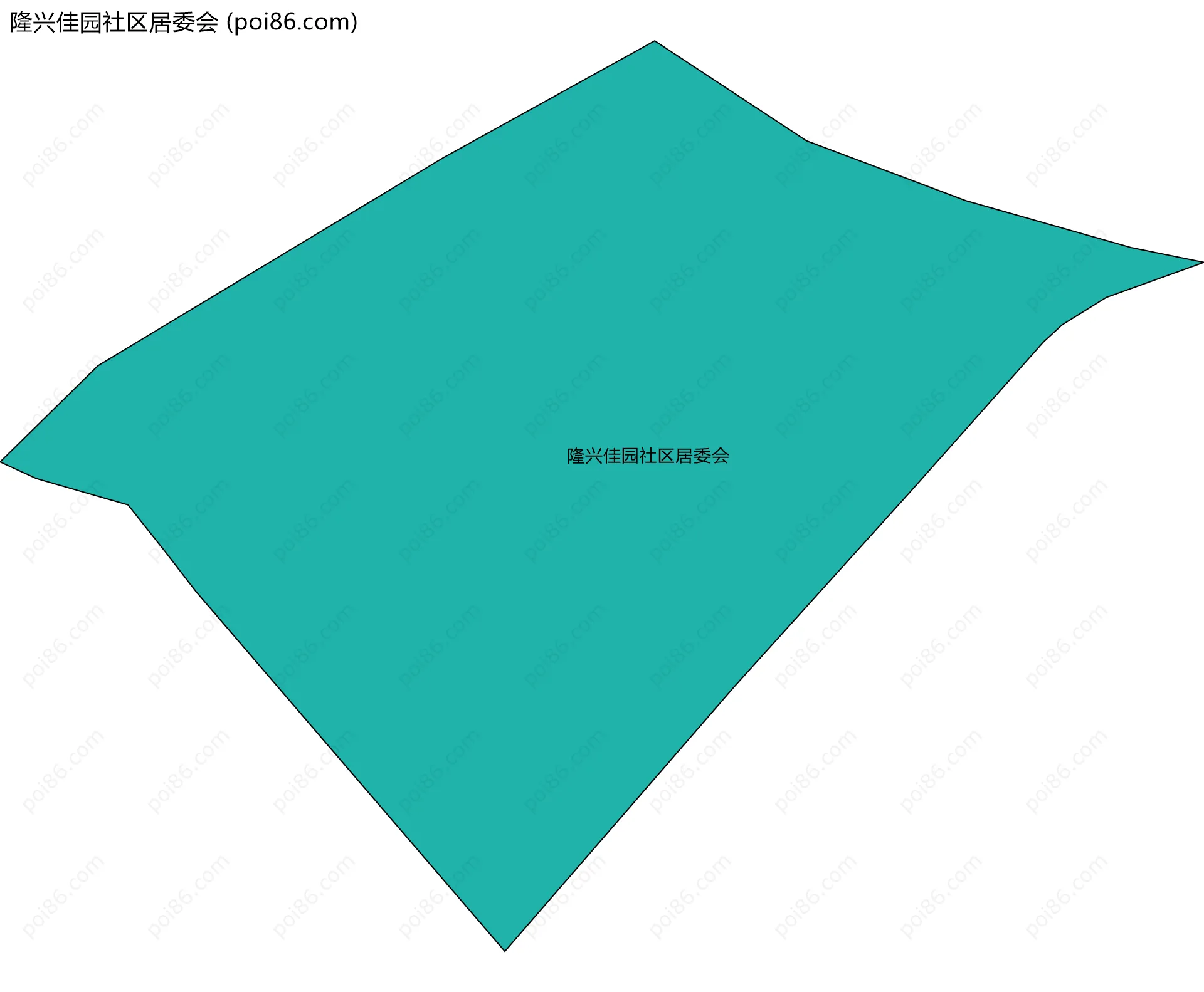 隆兴佳园社区居委会边界地图