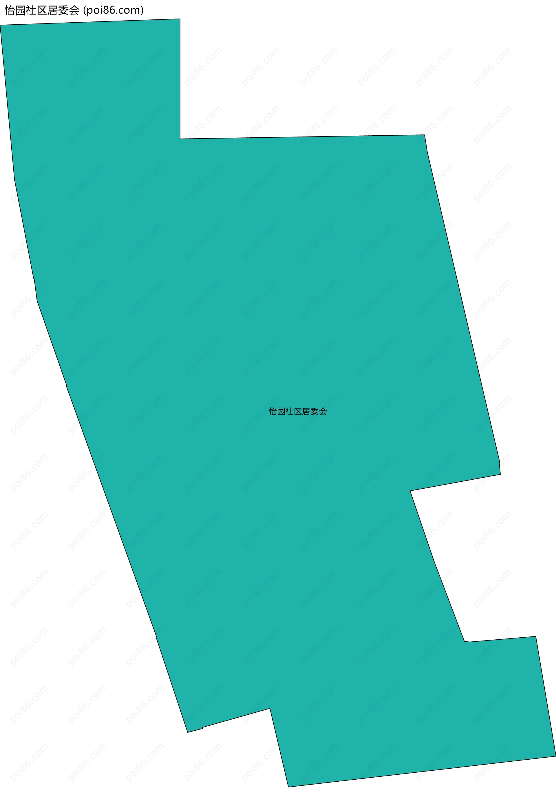 怡园社区居委会边界地图