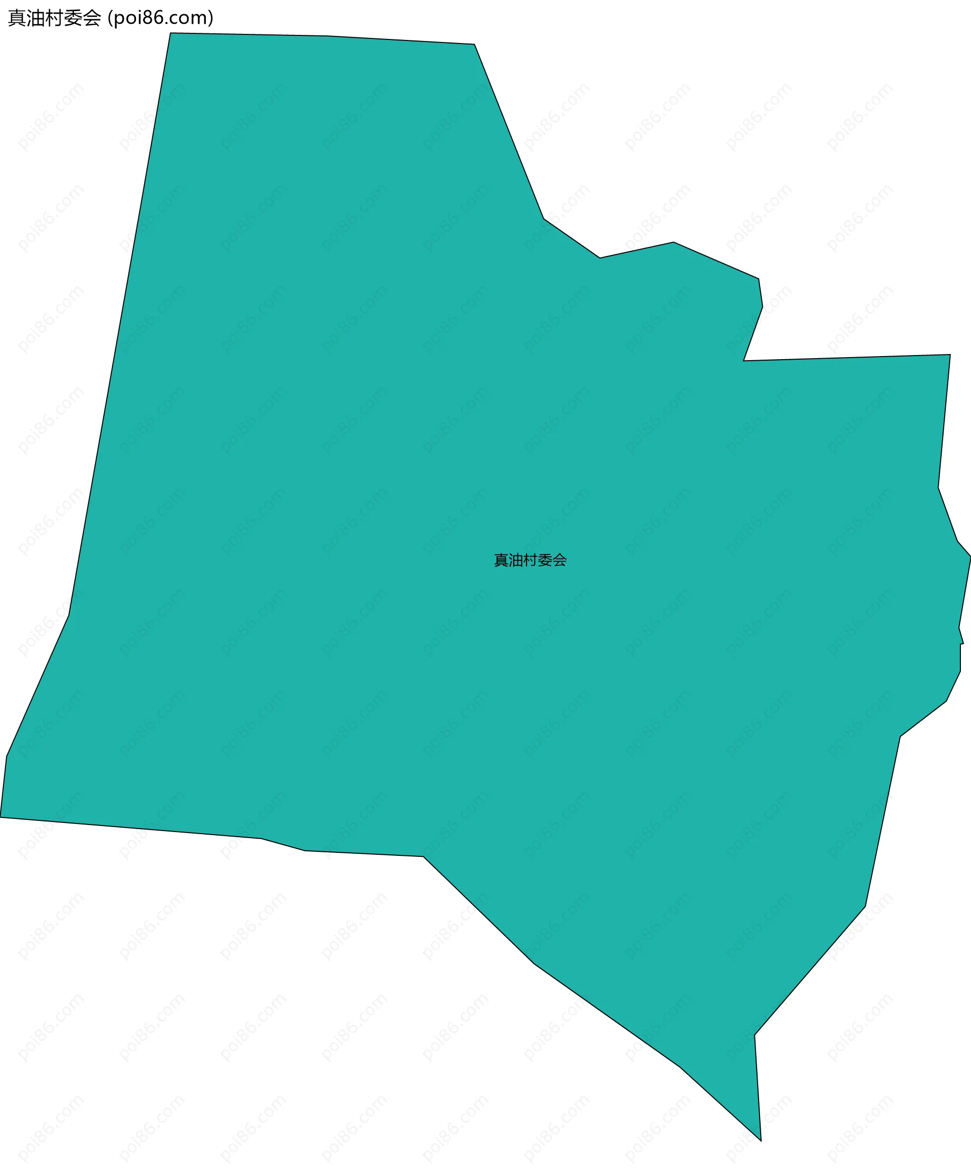 真油村委会边界地图