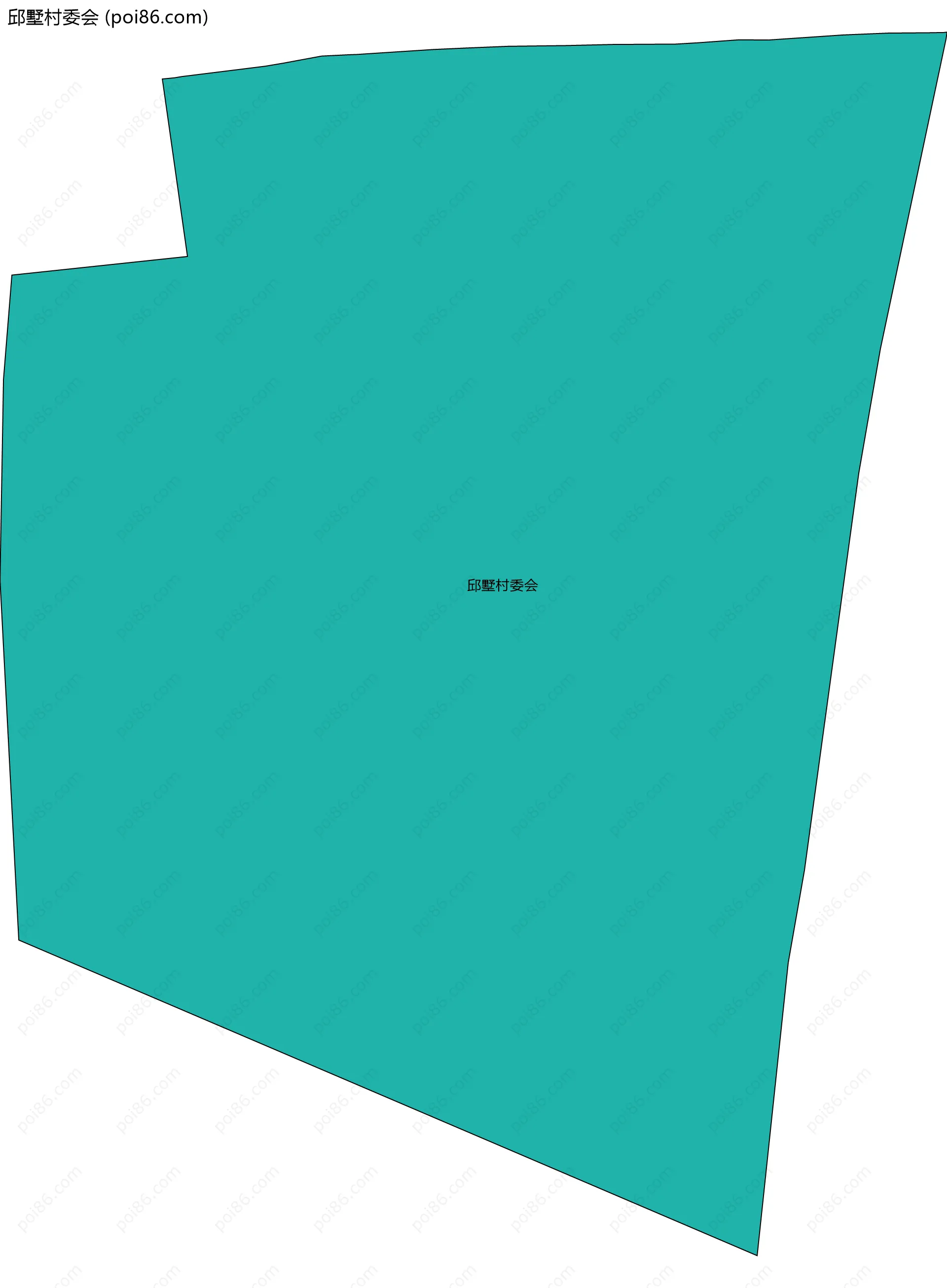 邱墅村委会边界地图