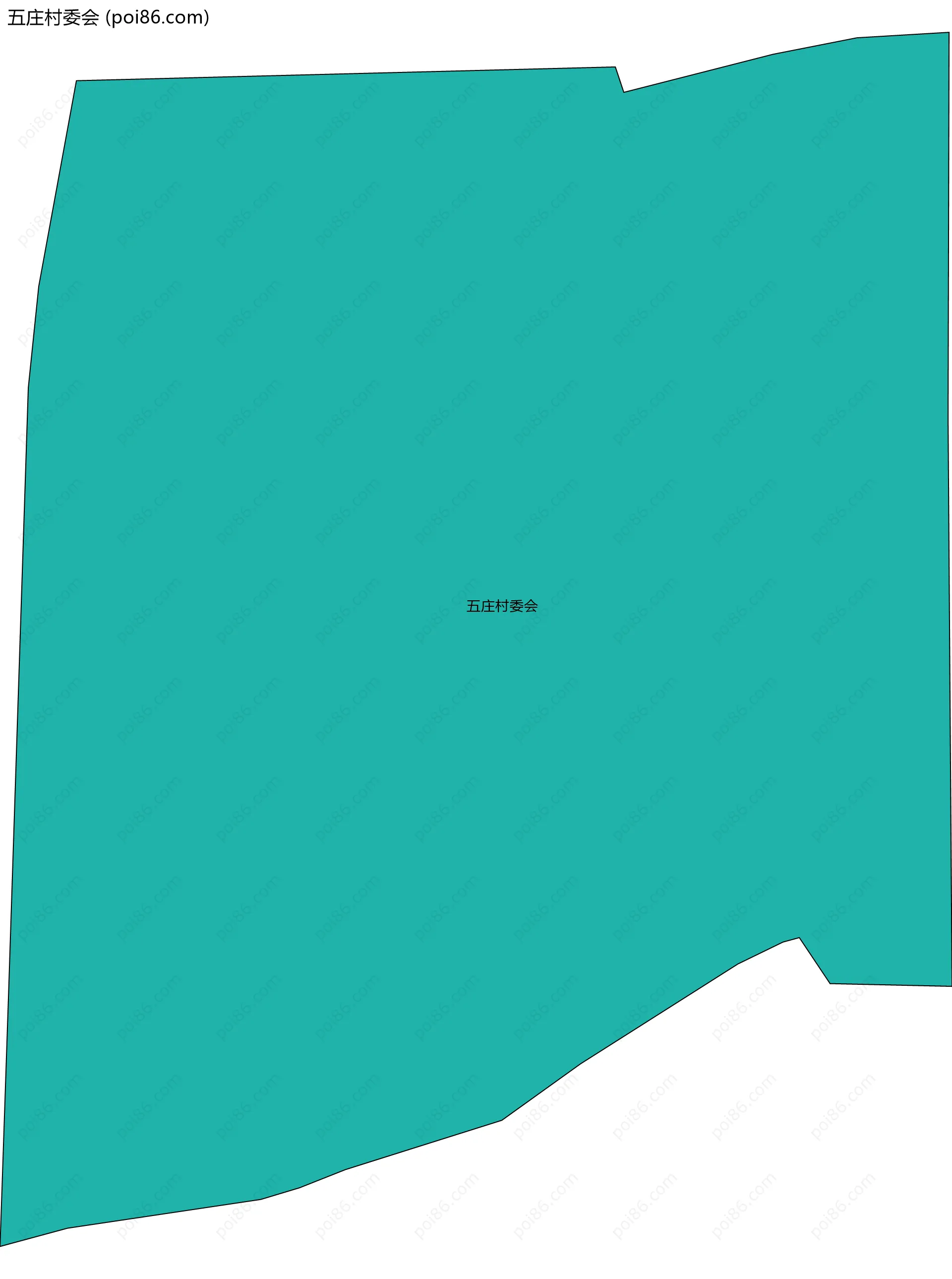 五庄村委会边界地图