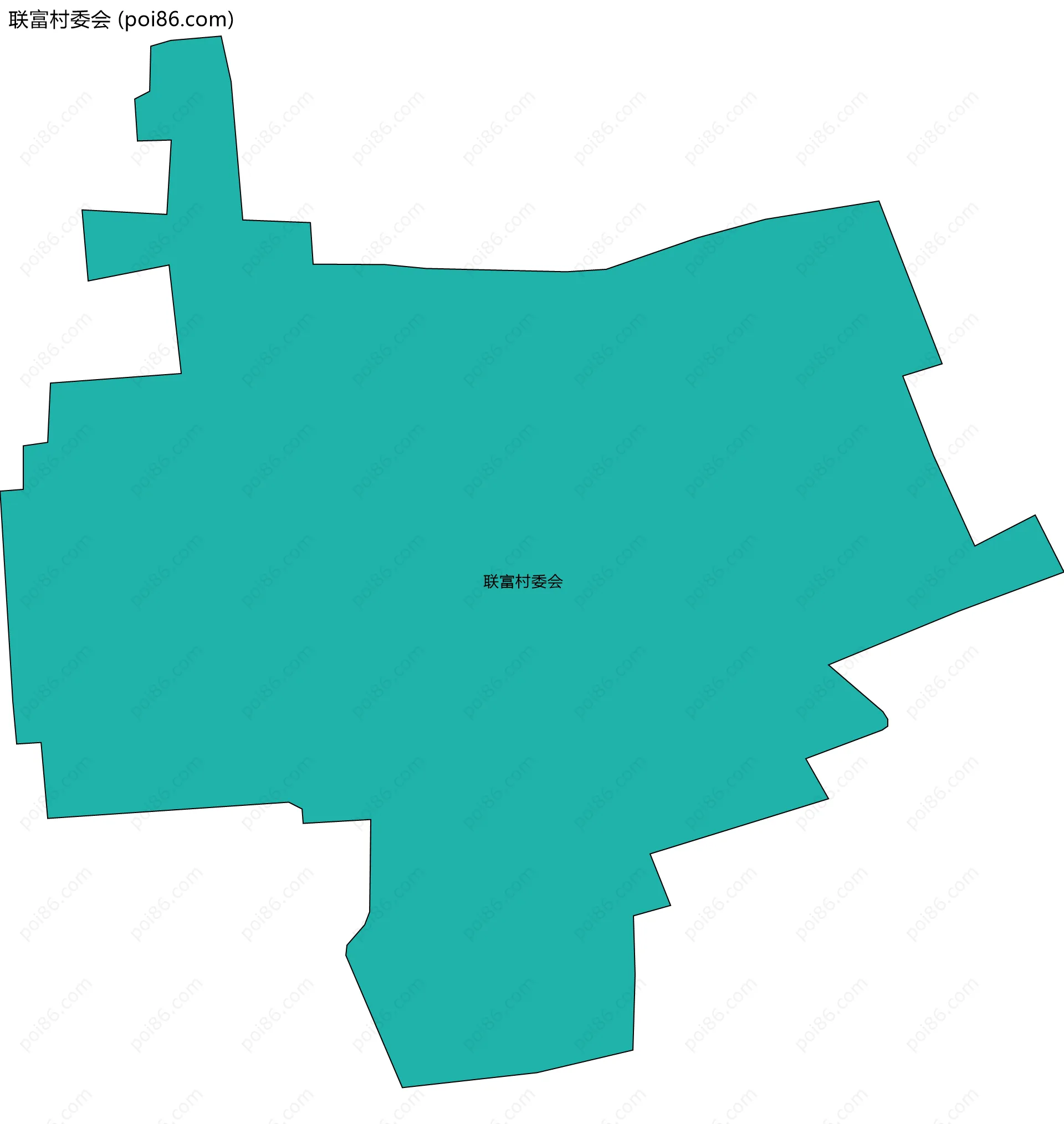 联富村委会边界地图