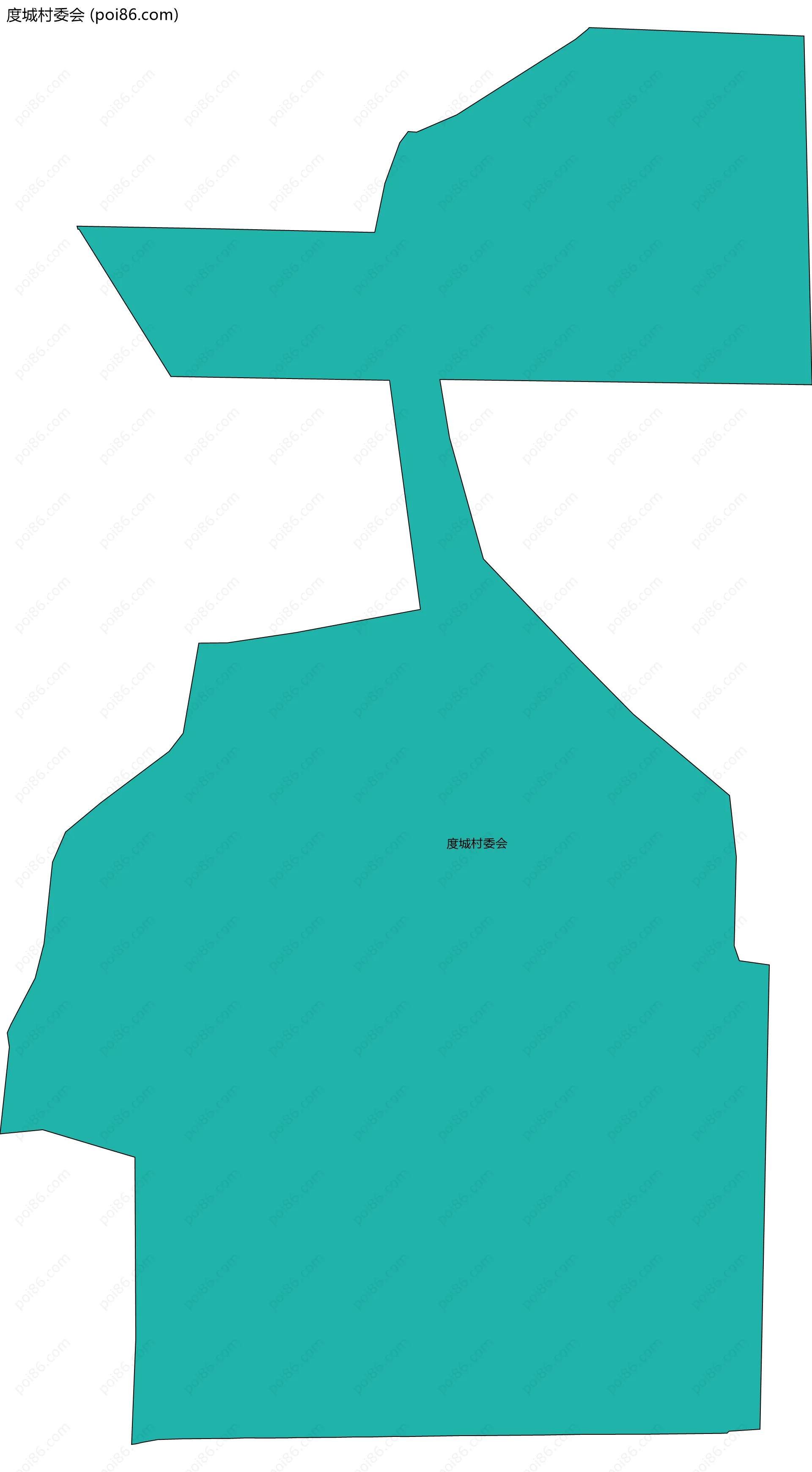 度城村委会边界地图