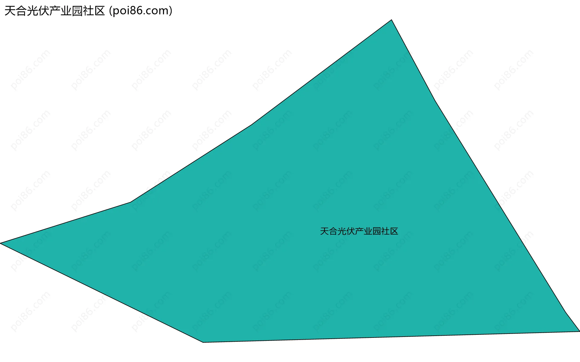 天合光伏产业园社区边界地图