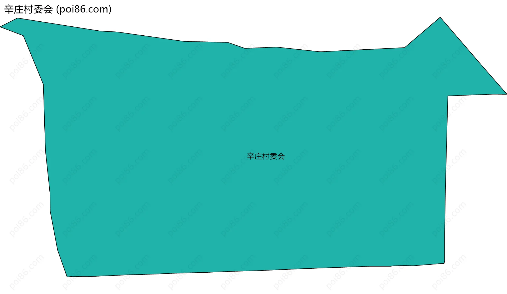 辛庄村委会边界地图