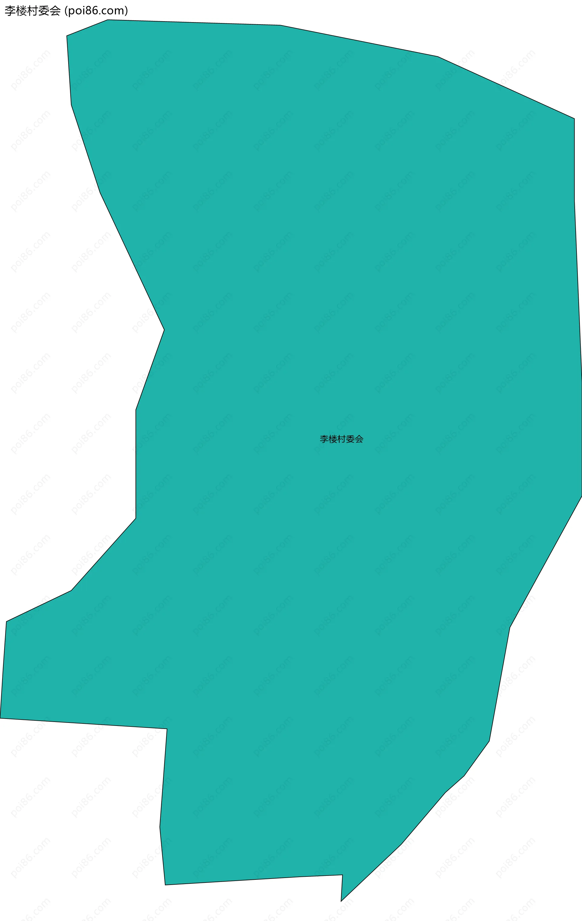 李楼村委会边界地图