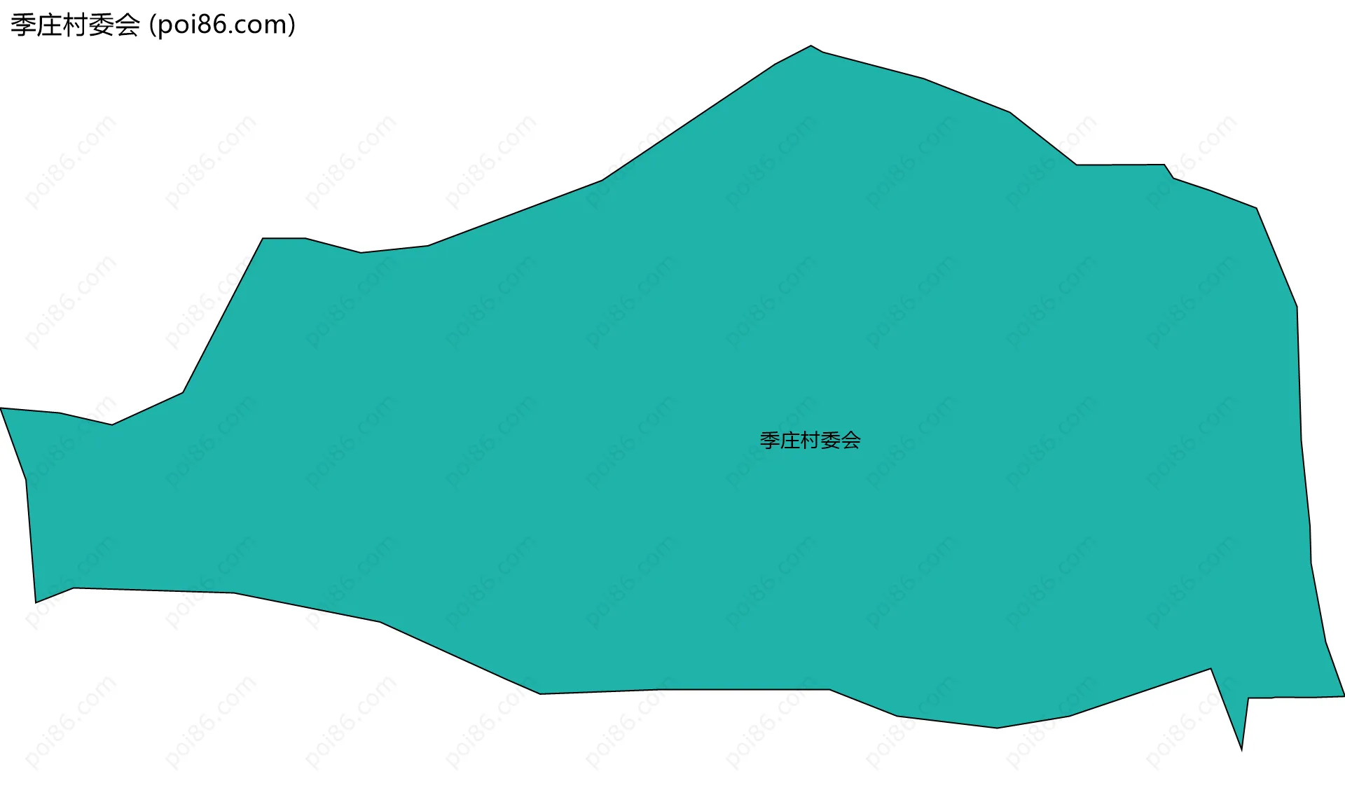 季庄村委会边界地图