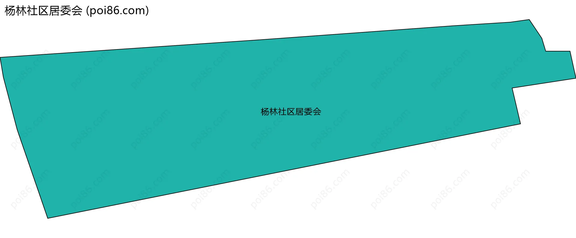 杨林社区居委会边界地图