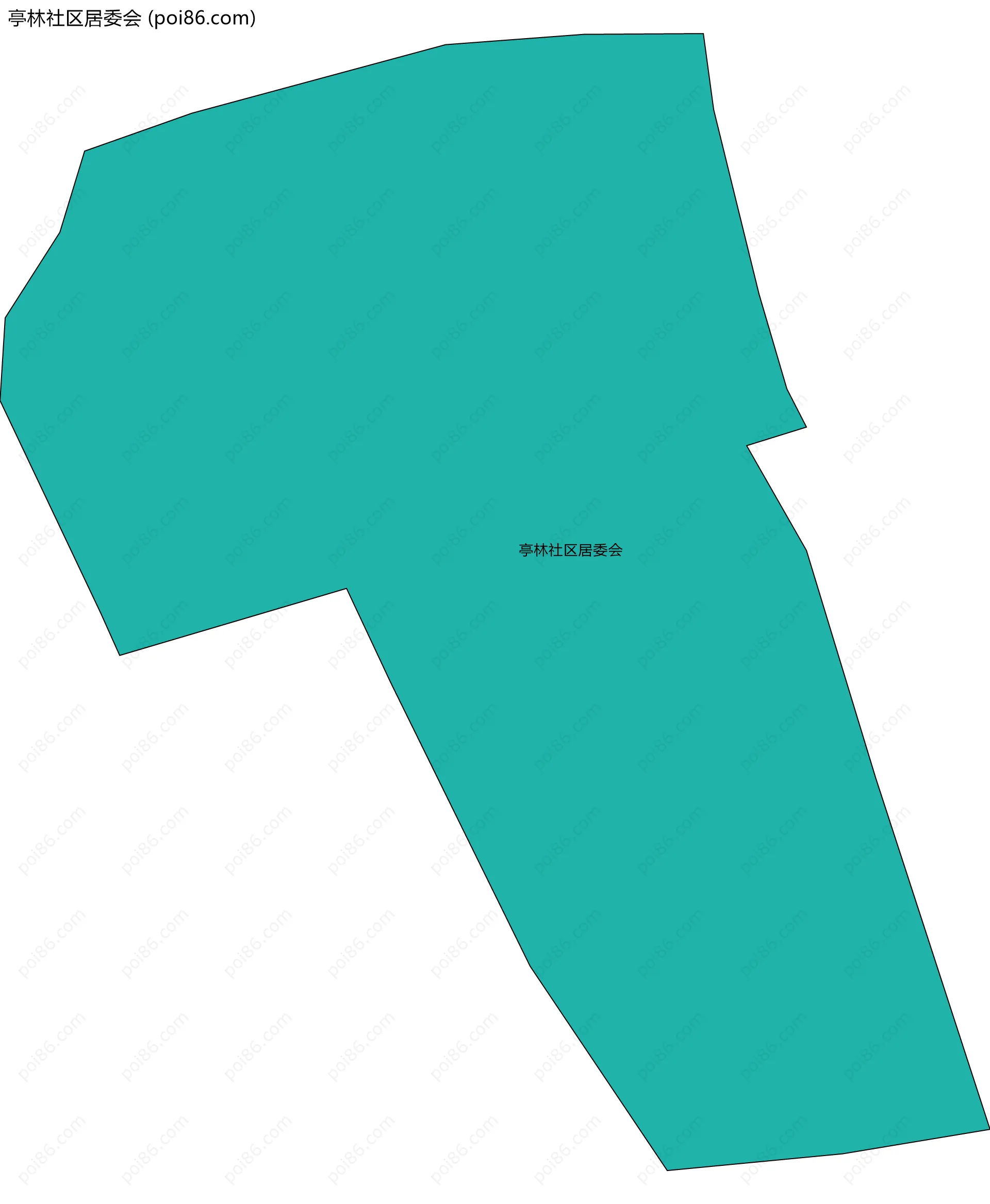 亭林社区居委会边界地图