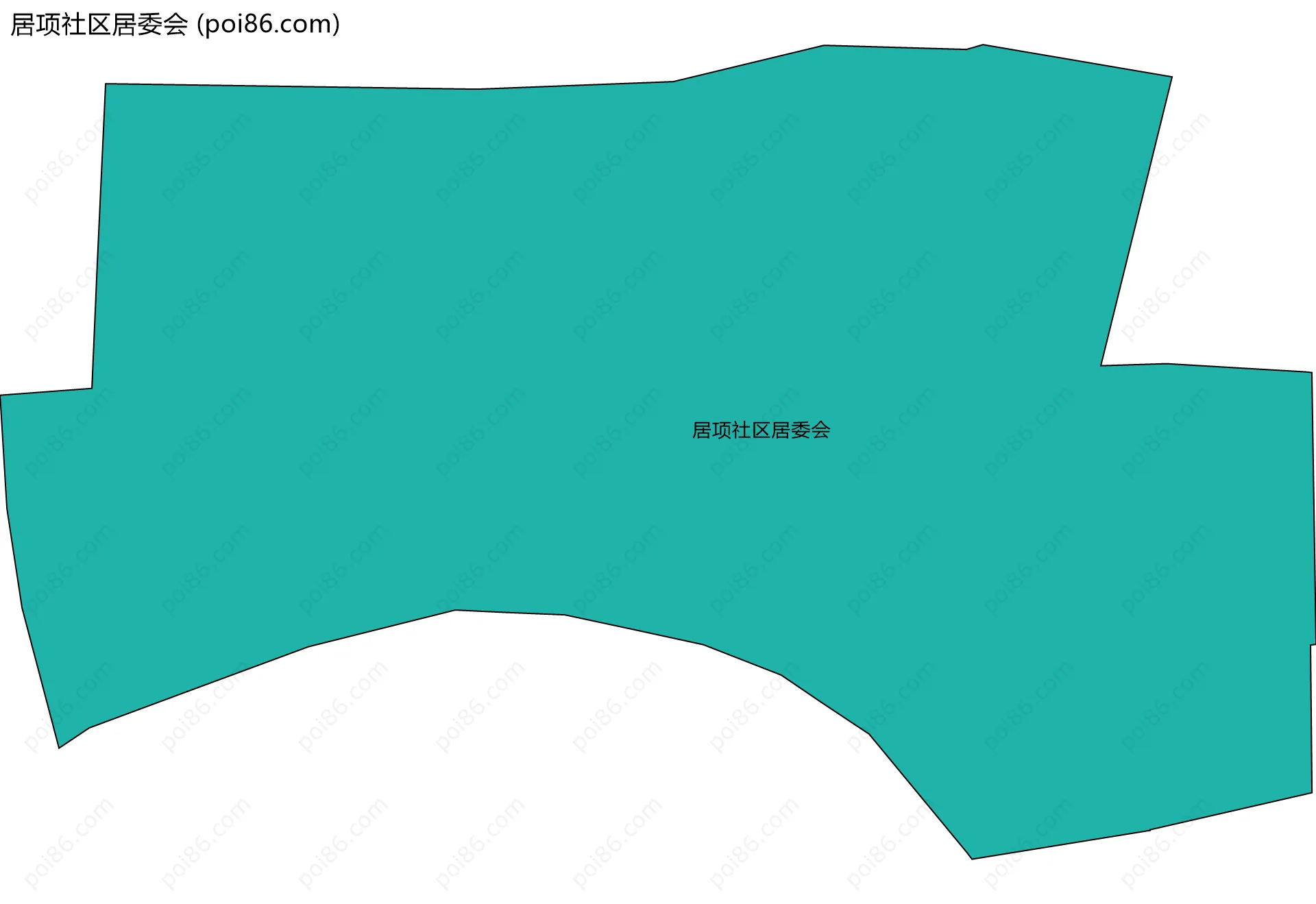 居项社区居委会边界地图