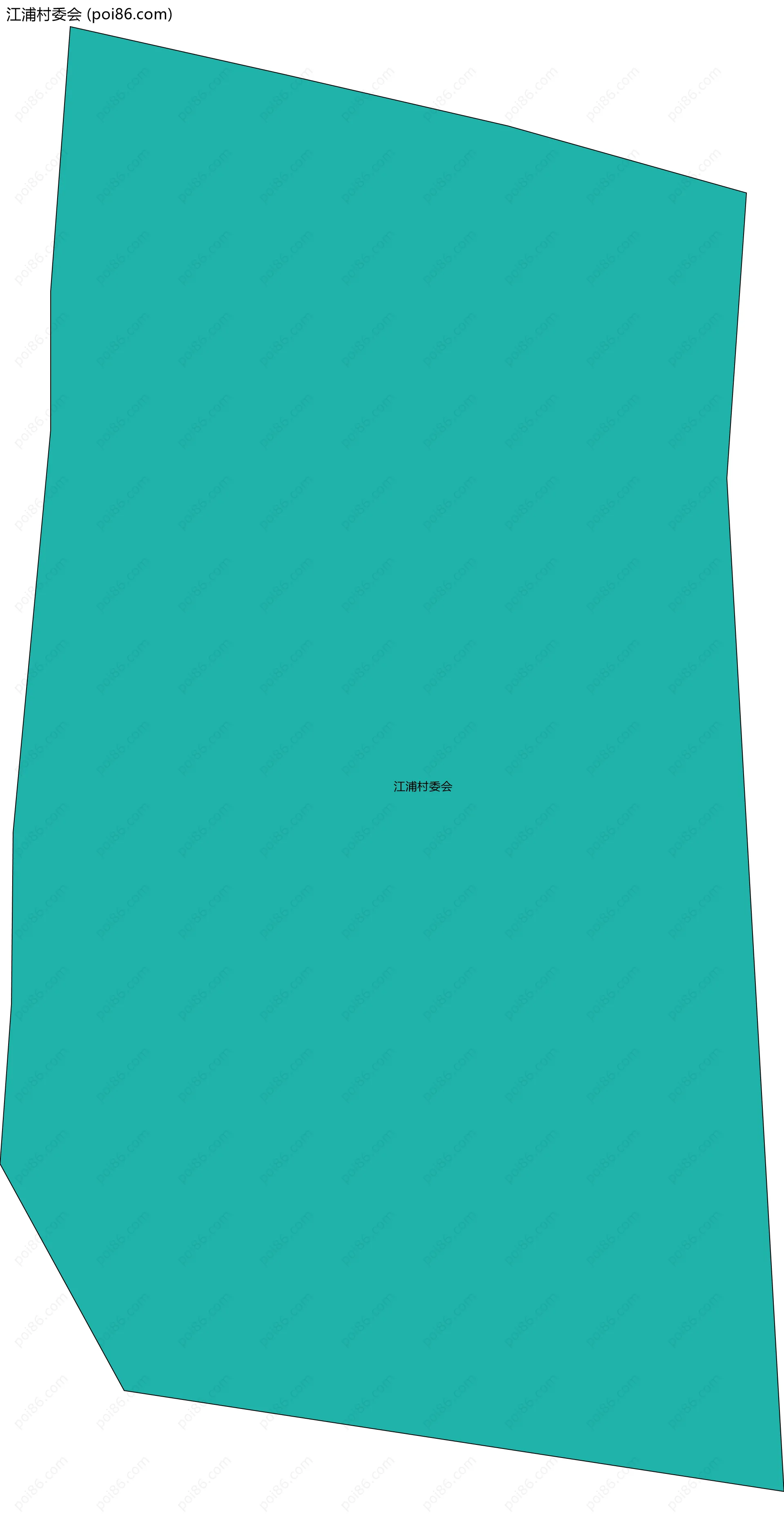 江浦村委会边界地图