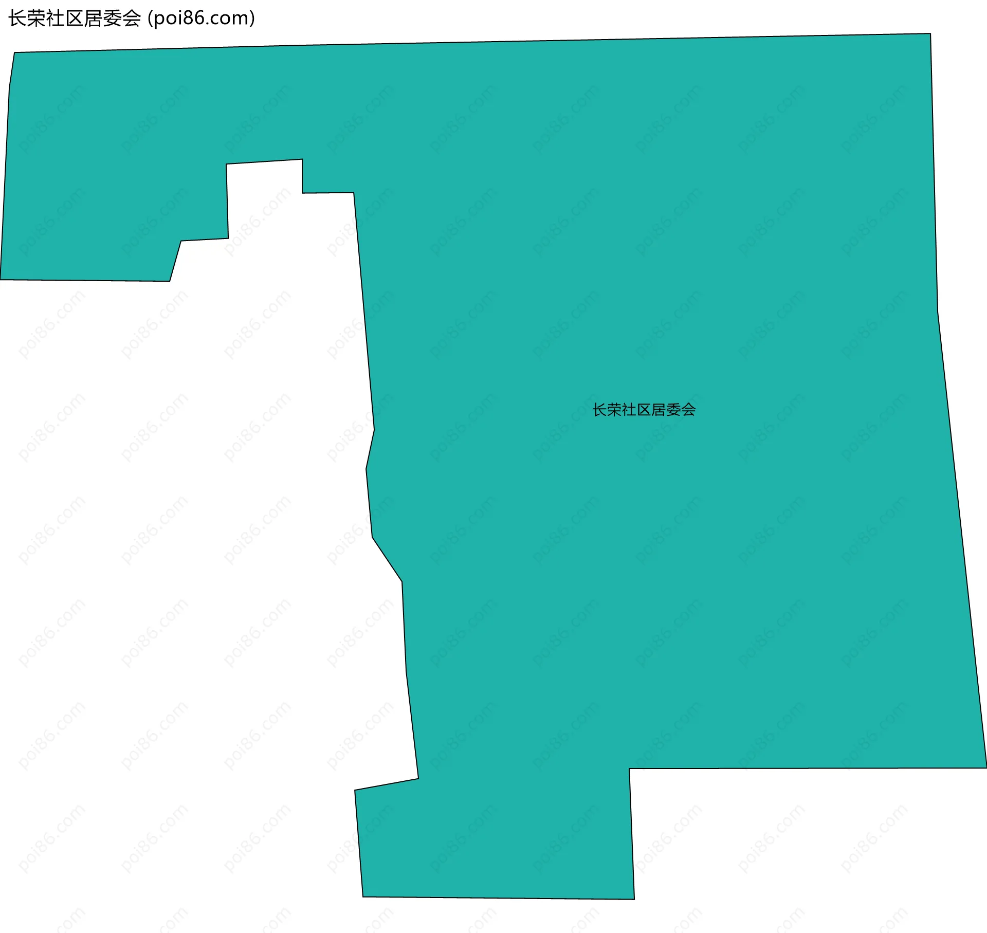 长荣社区居委会边界地图