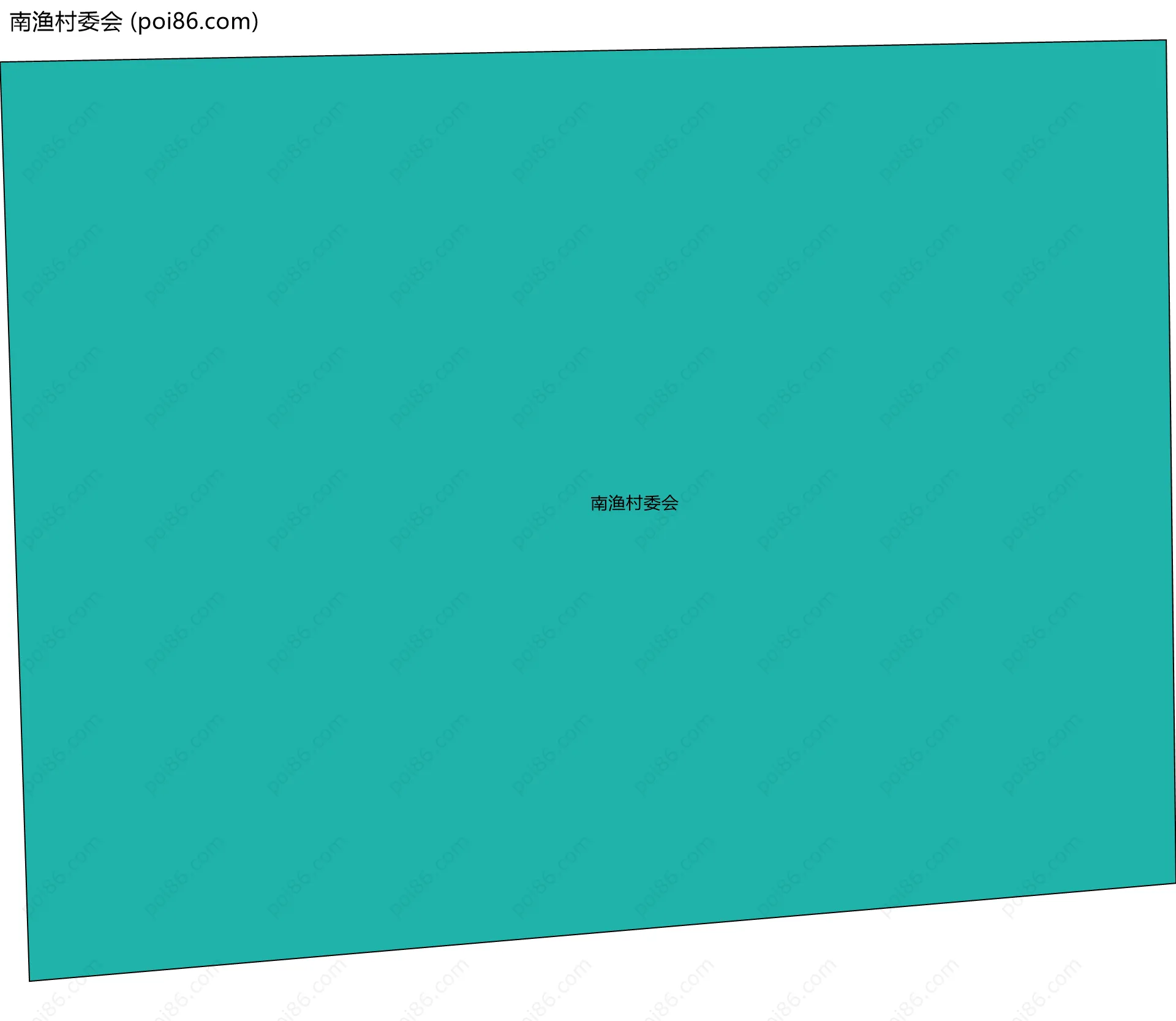 南渔村委会边界地图