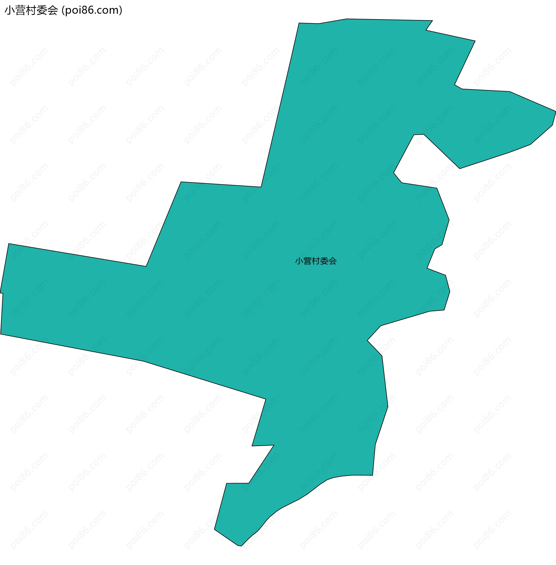 小营村委会边界地图