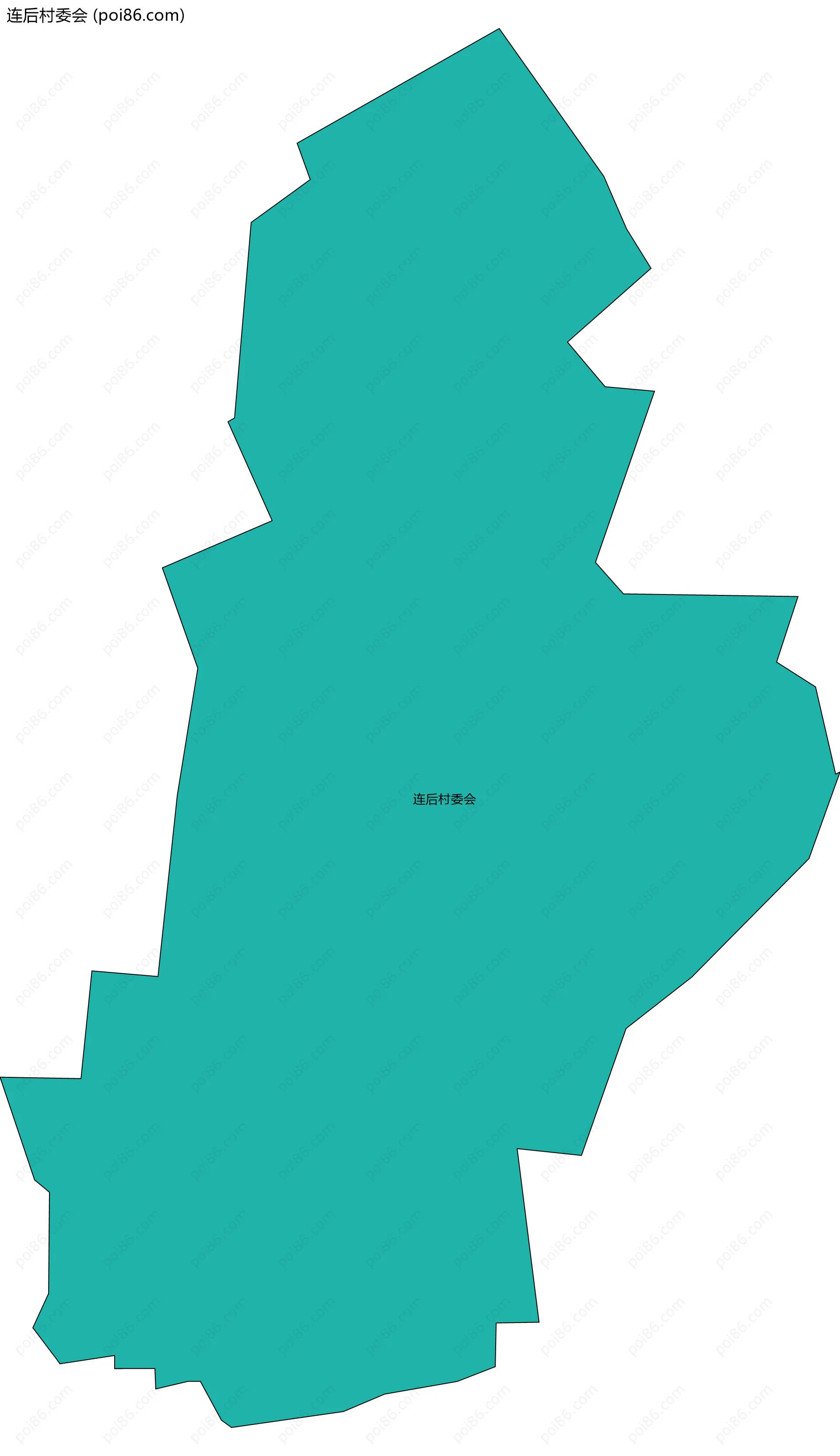 连后村委会边界地图