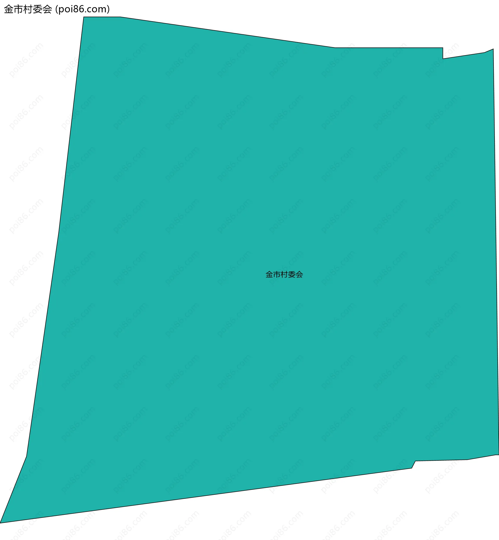 金市村委会边界地图