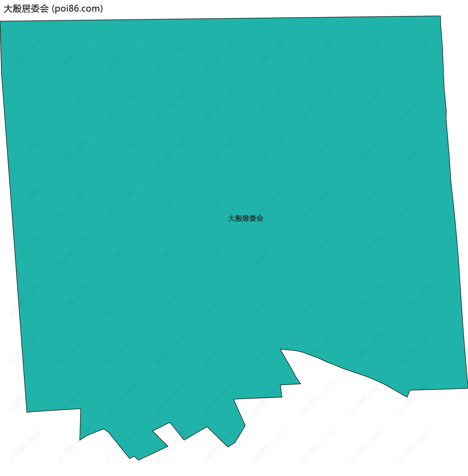 大殷居委会边界地图