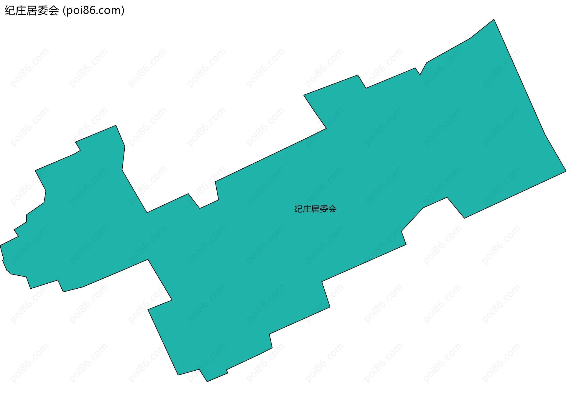 纪庄居委会边界地图