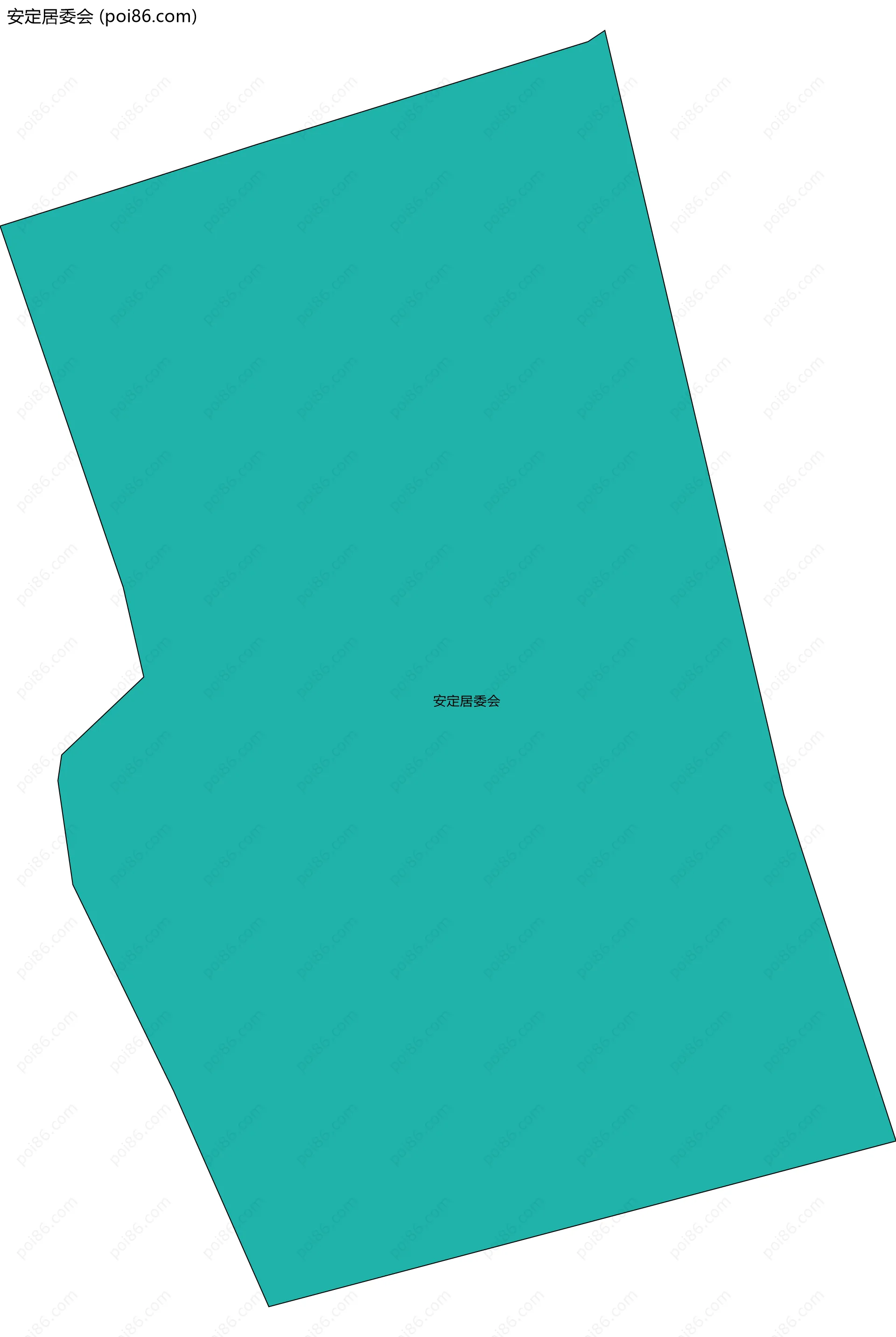 安定居委会边界地图