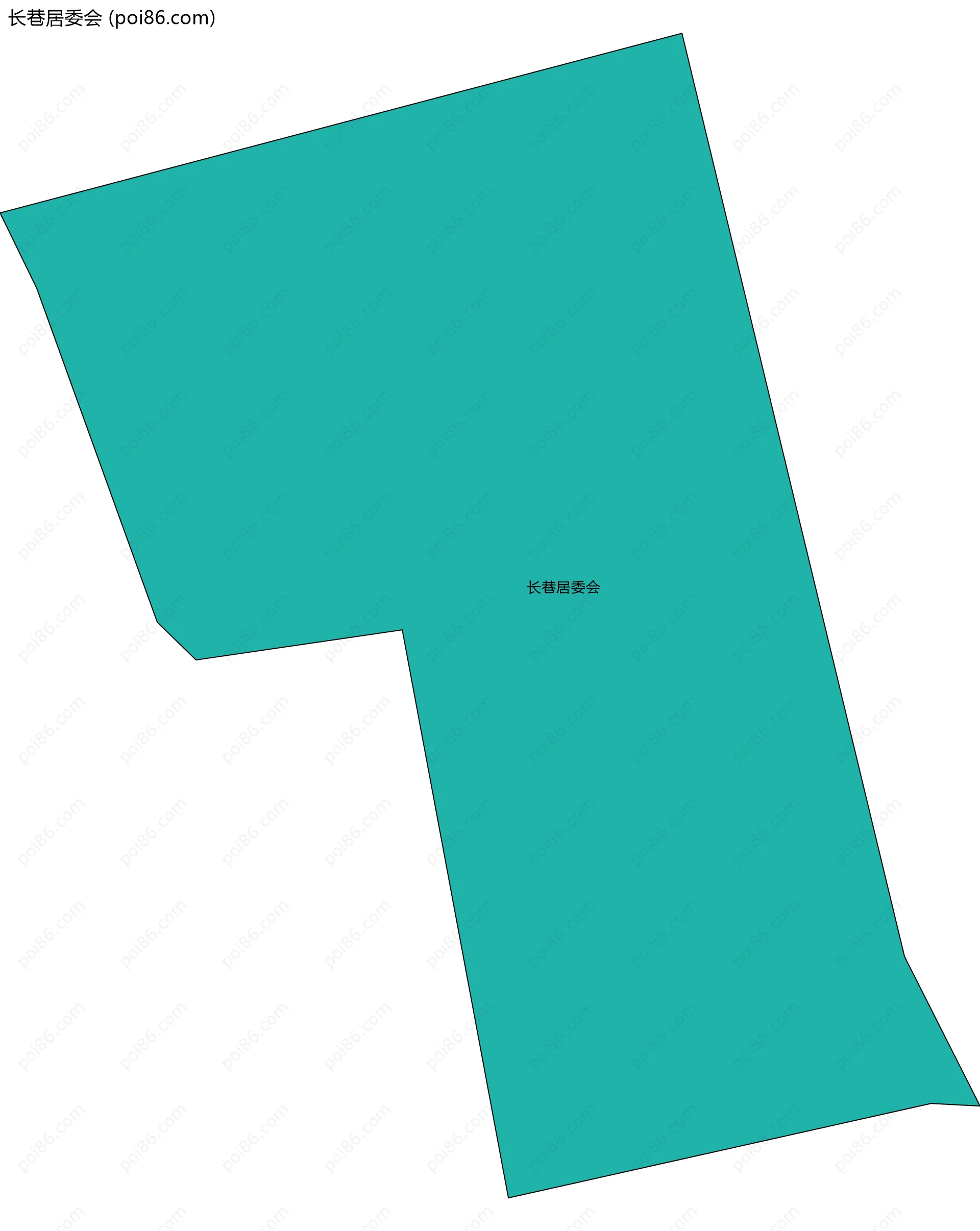 长巷居委会边界地图