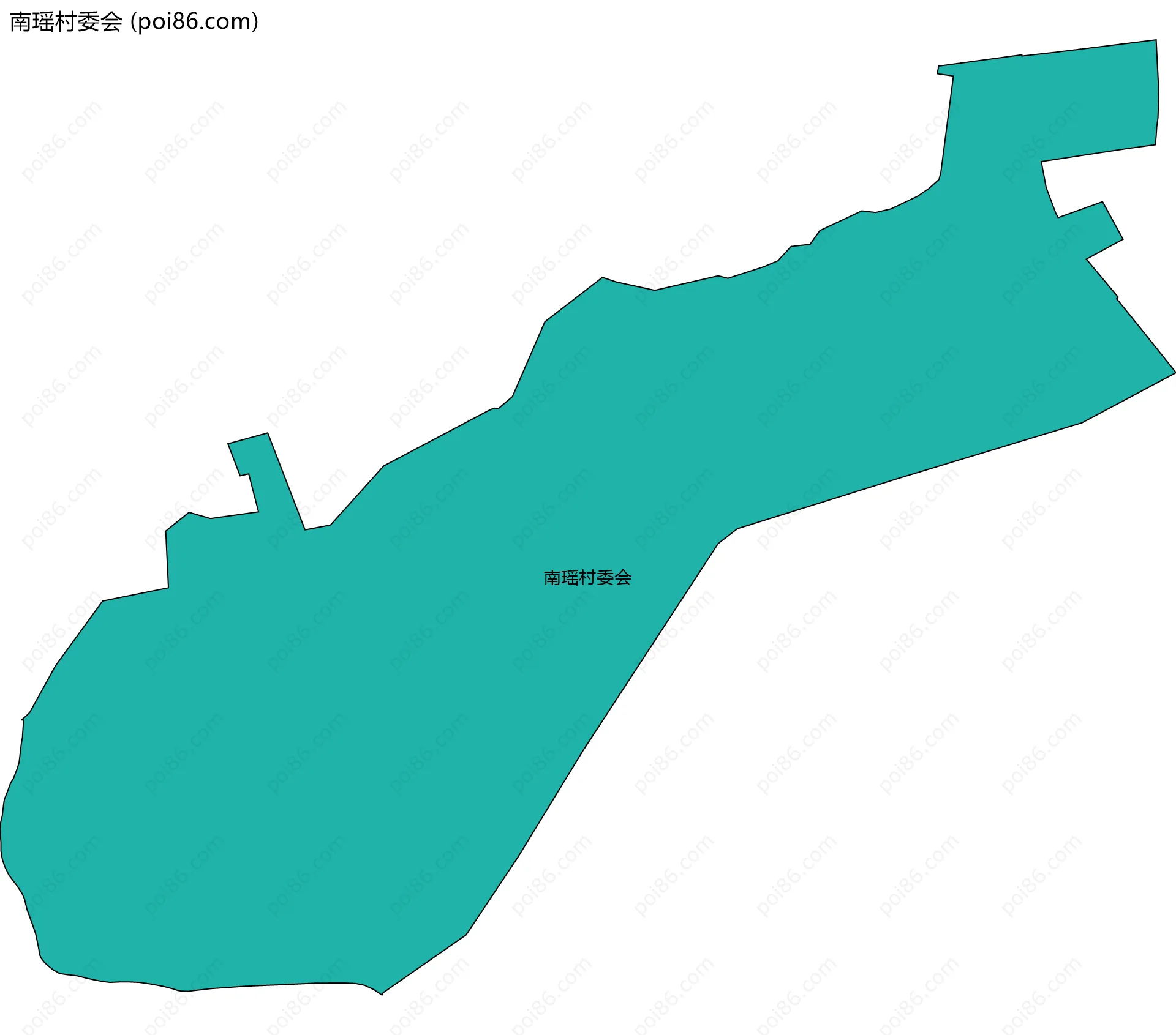 南瑶村委会边界地图