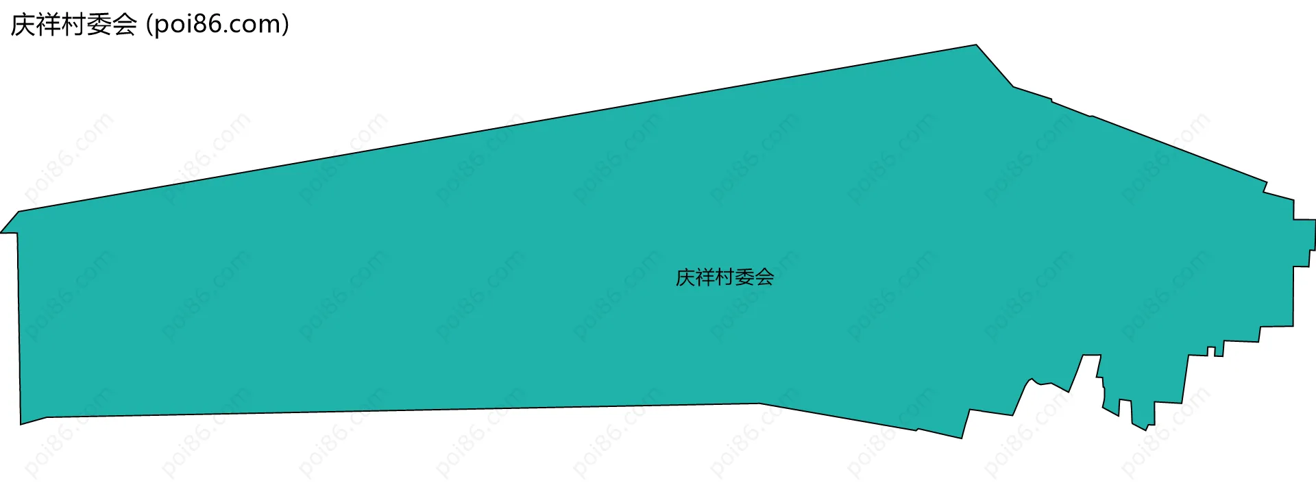 庆祥村委会边界地图