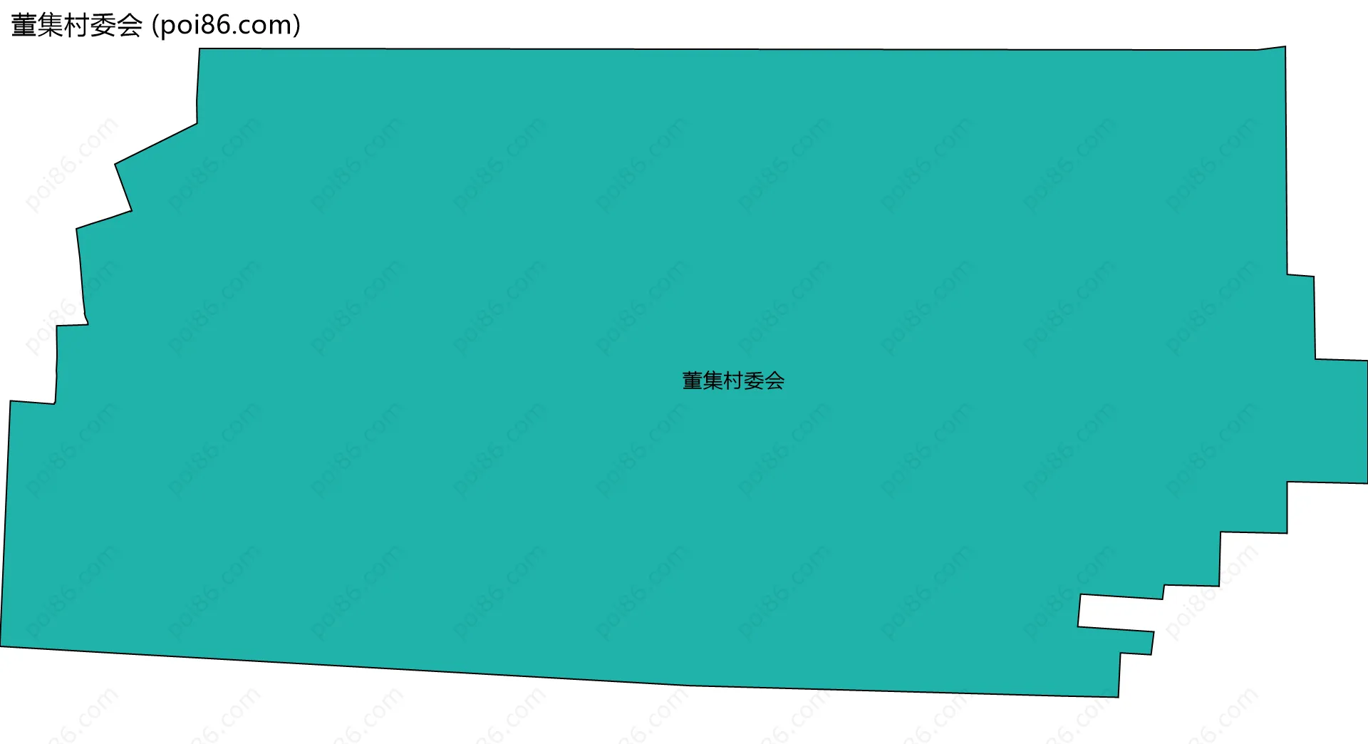 董集村委会边界地图