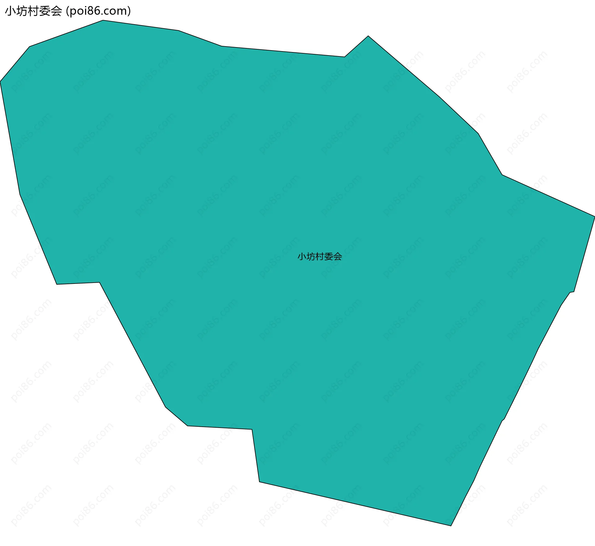 小坊村委会边界地图