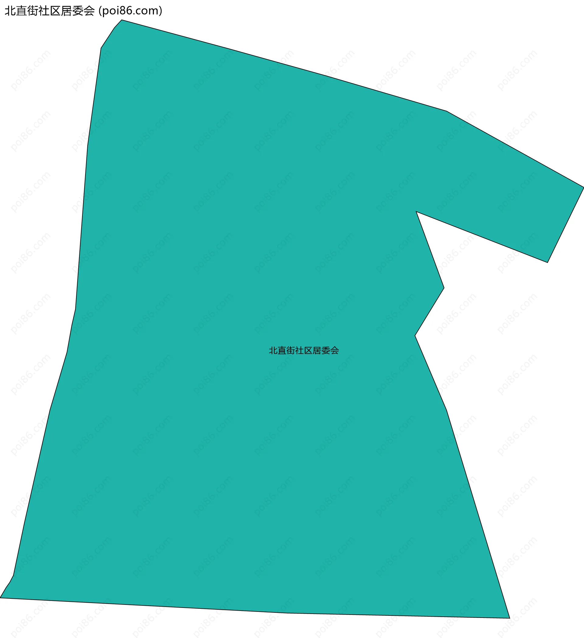 北直街社区居委会边界地图