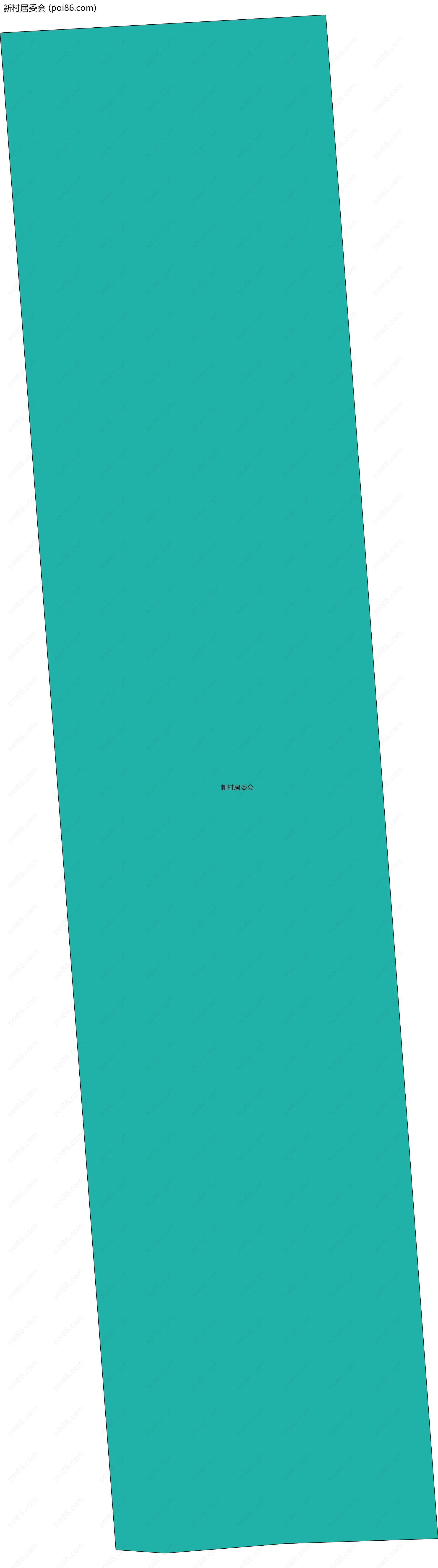 新村居委会边界地图