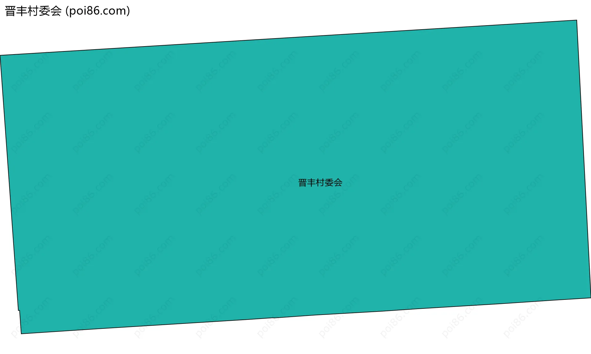 晋丰村委会边界地图
