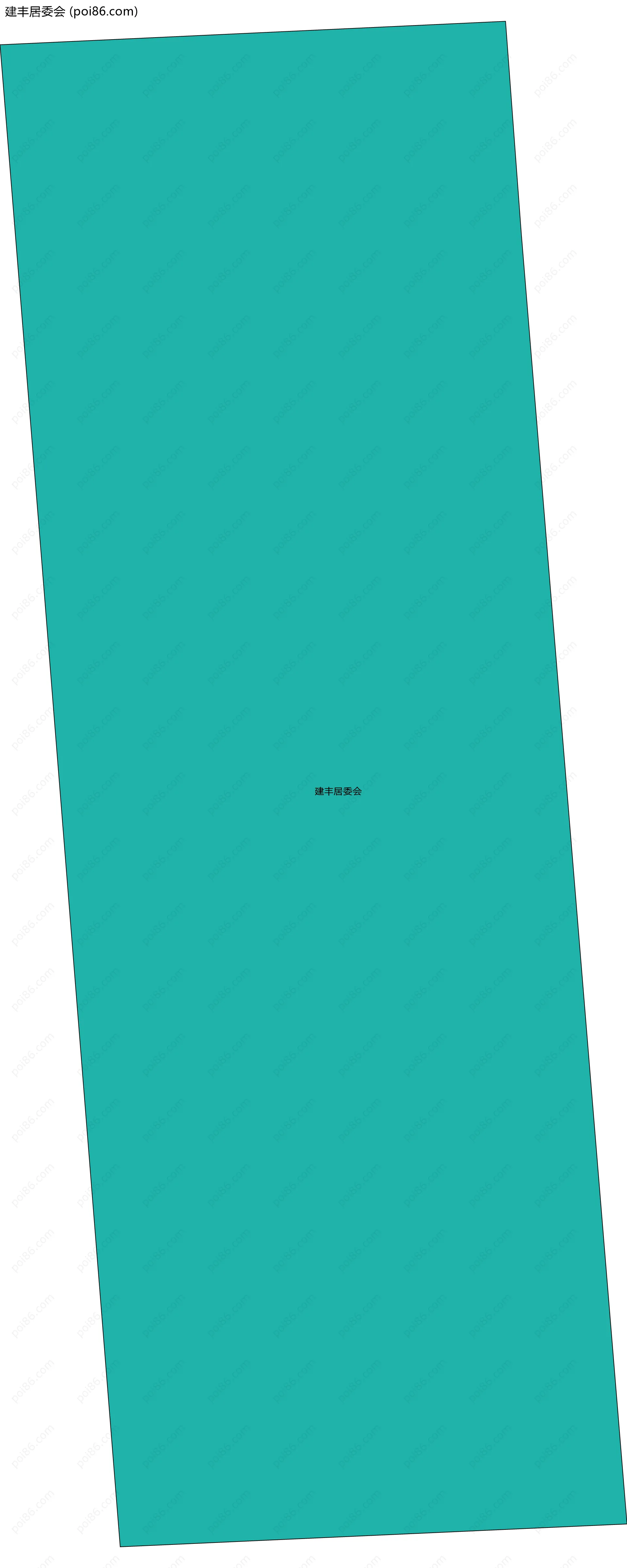 建丰居委会边界地图