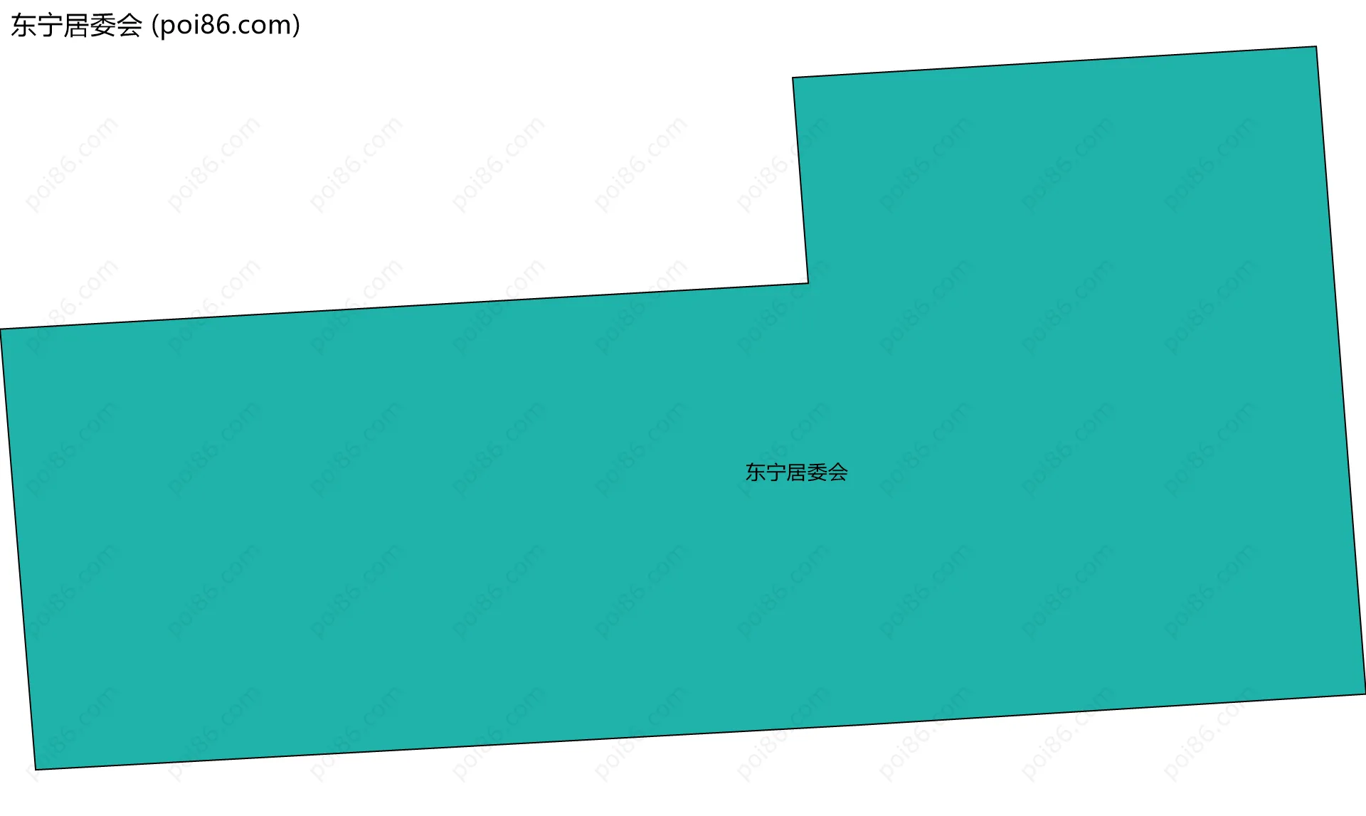 东宁居委会边界地图
