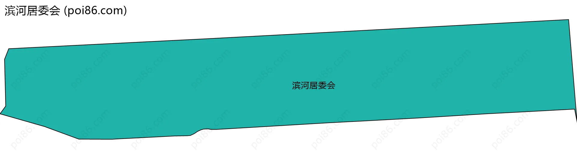 滨河居委会边界地图